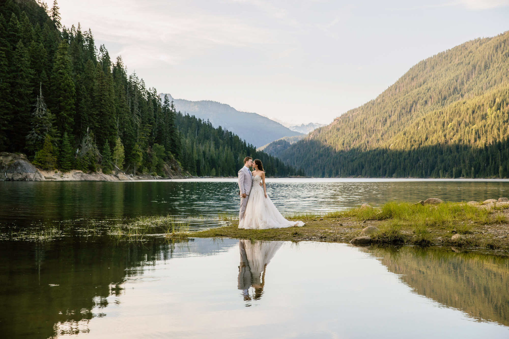 Adventure Elopement at Snoqualmie Pass in the Cascade Mountains by James Thomas Long Photography