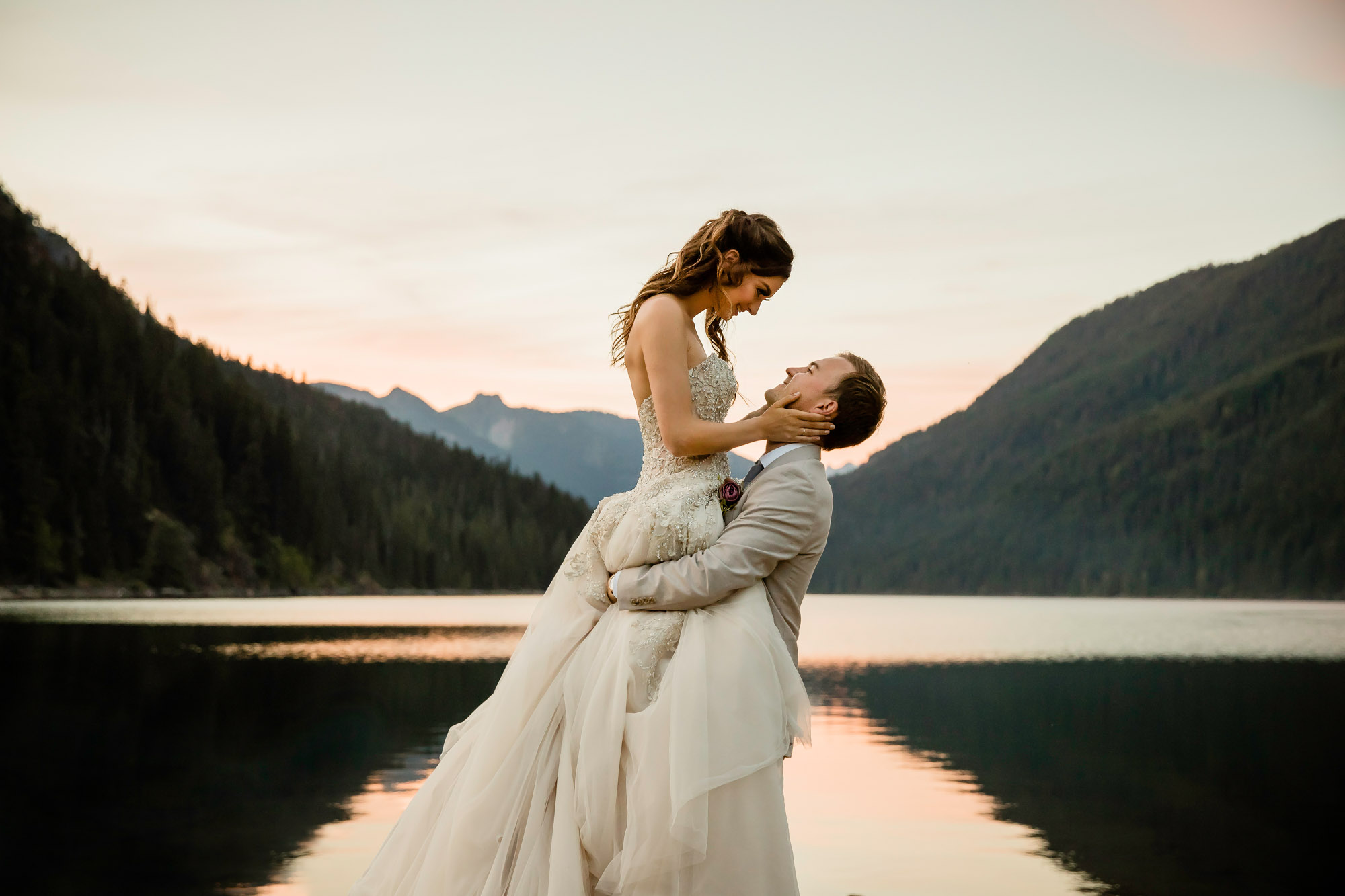 Adventure Elopement at Snoqualmie Pass in the Cascade Mountains by James Thomas Long Photography