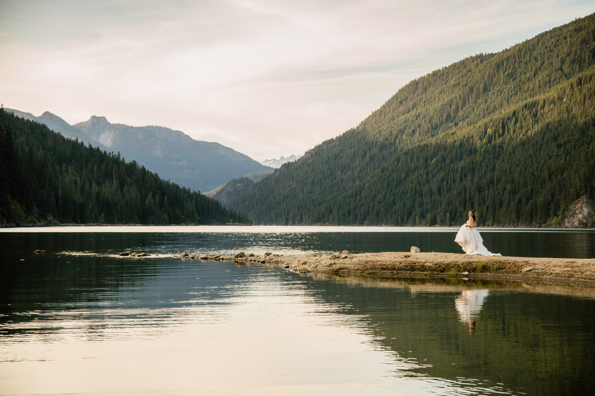 Adventure Elopement at Snoqualmie Pass in the Cascade Mountains by James Thomas Long Photography