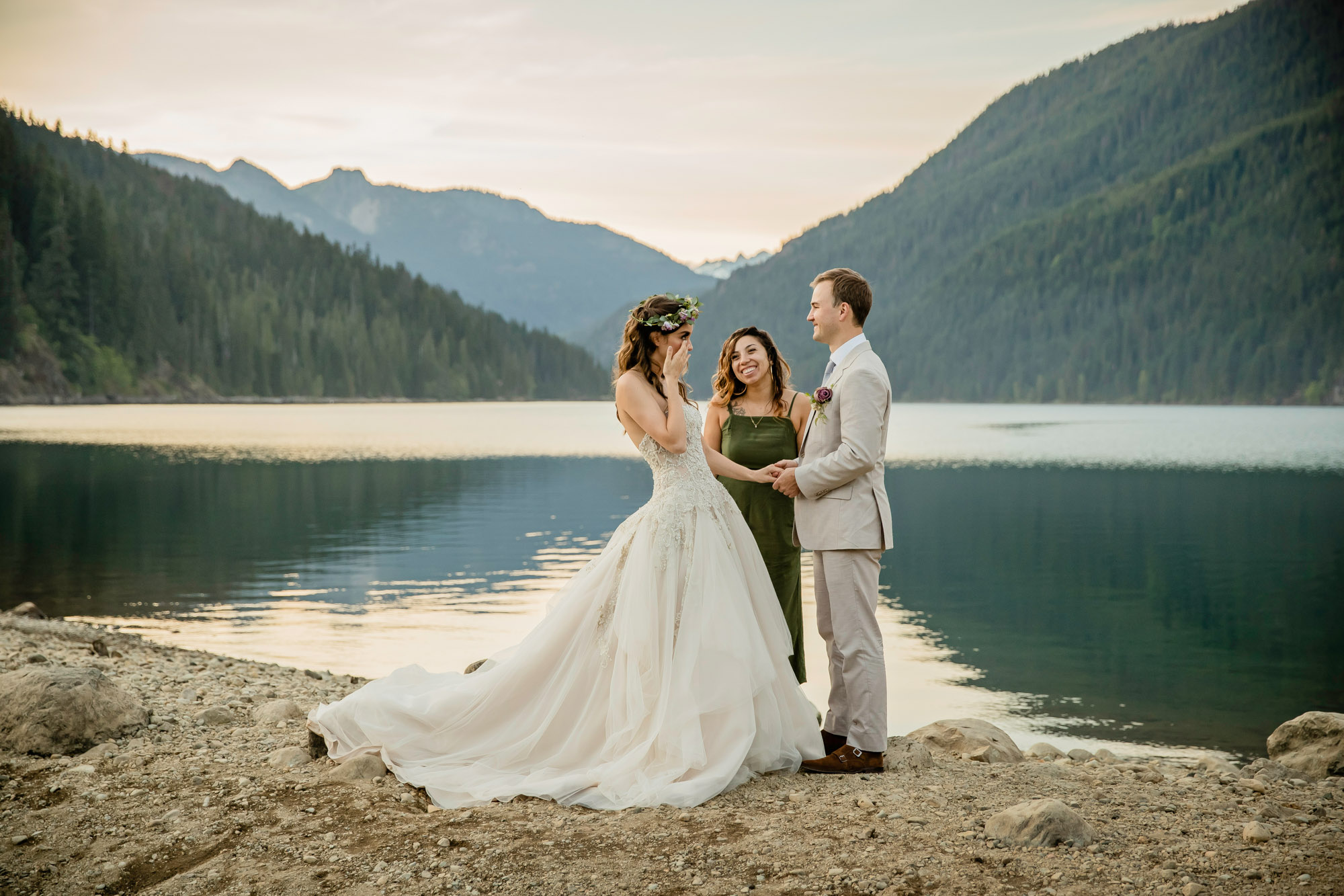 Adventure Elopement at Snoqualmie Pass in the Cascade Mountains by James Thomas Long Photography