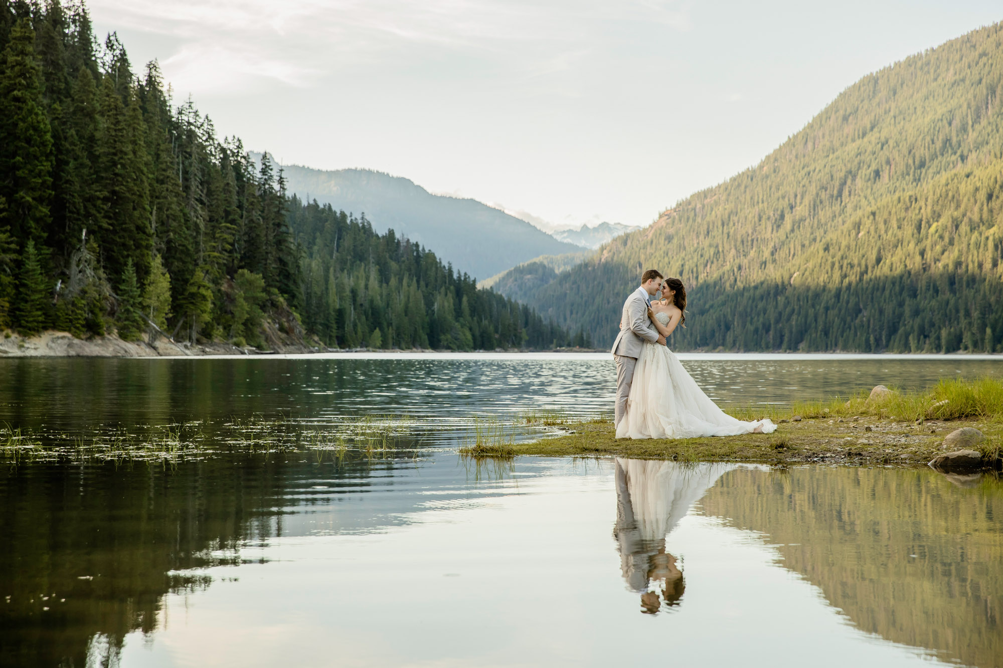 Adventure Elopement at Snoqualmie Pass in the Cascade Mountains by James Thomas Long Photography