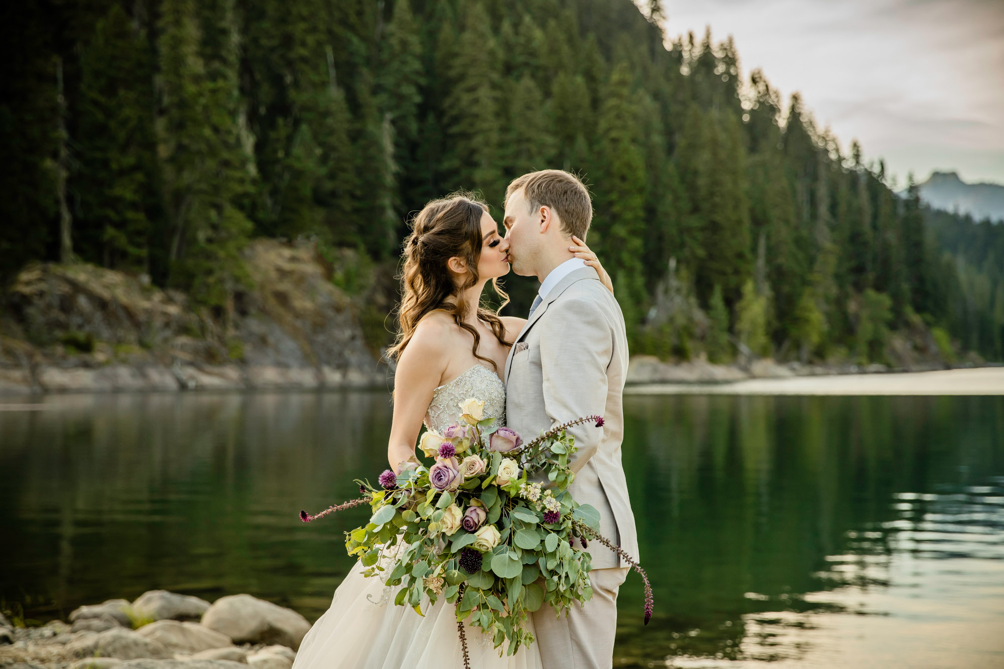 Adventure Elopement at Snoqualmie Pass in the Cascade Mountains by James Thomas Long Photography