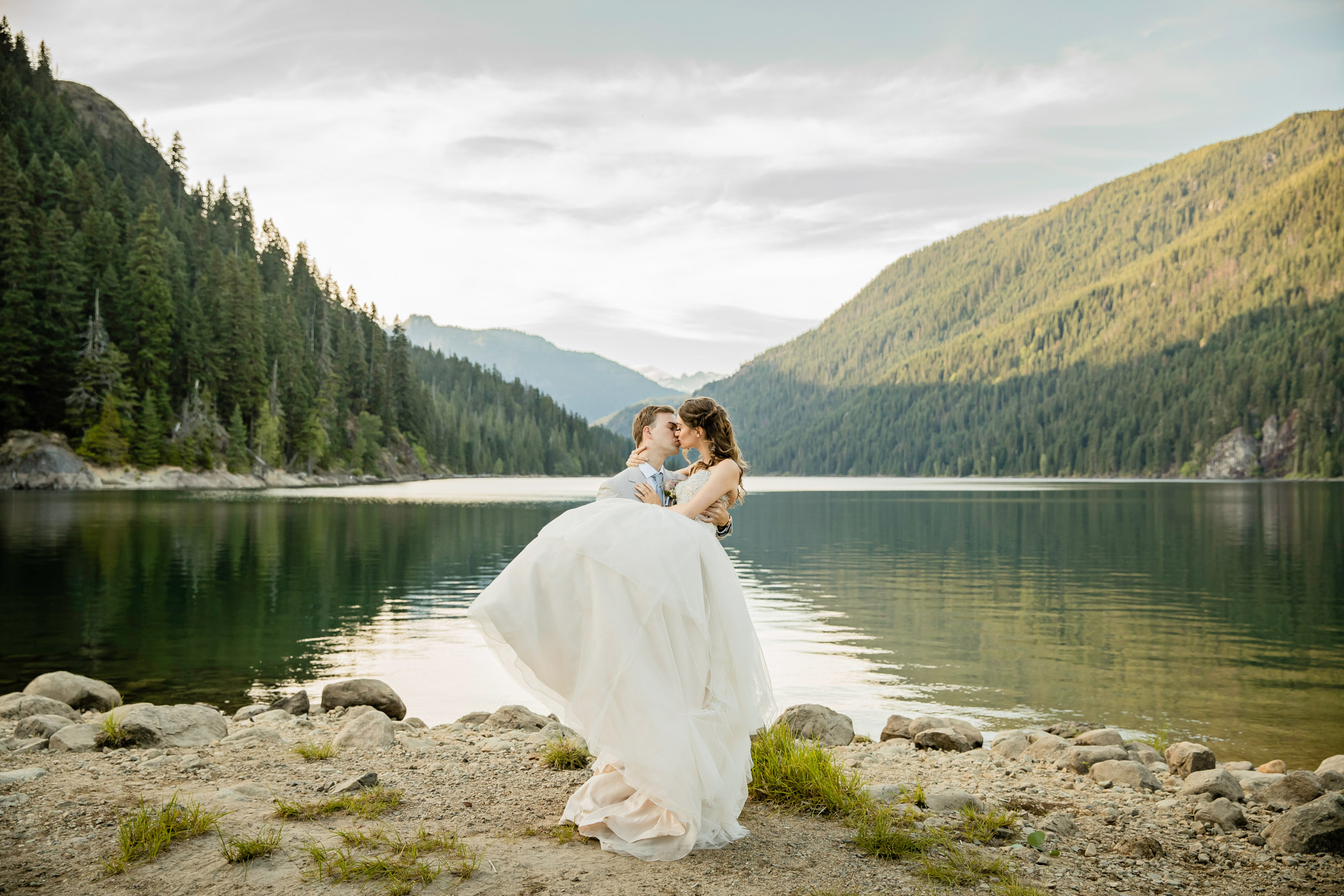 Adventure Elopement at Snoqualmie Pass in the Cascade Mountains by James Thomas Long Photography