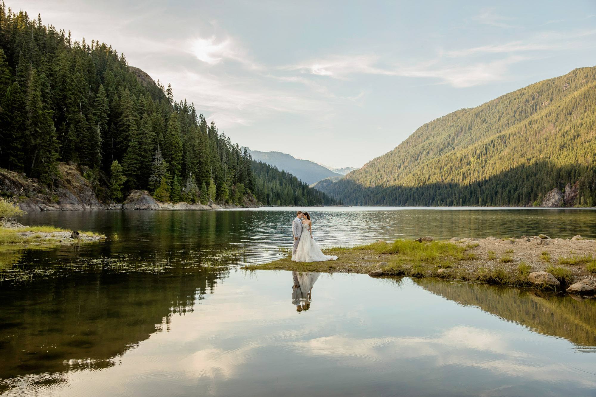 Adventure Elopement at Snoqualmie Pass in the Cascade Mountains by James Thomas Long Photography