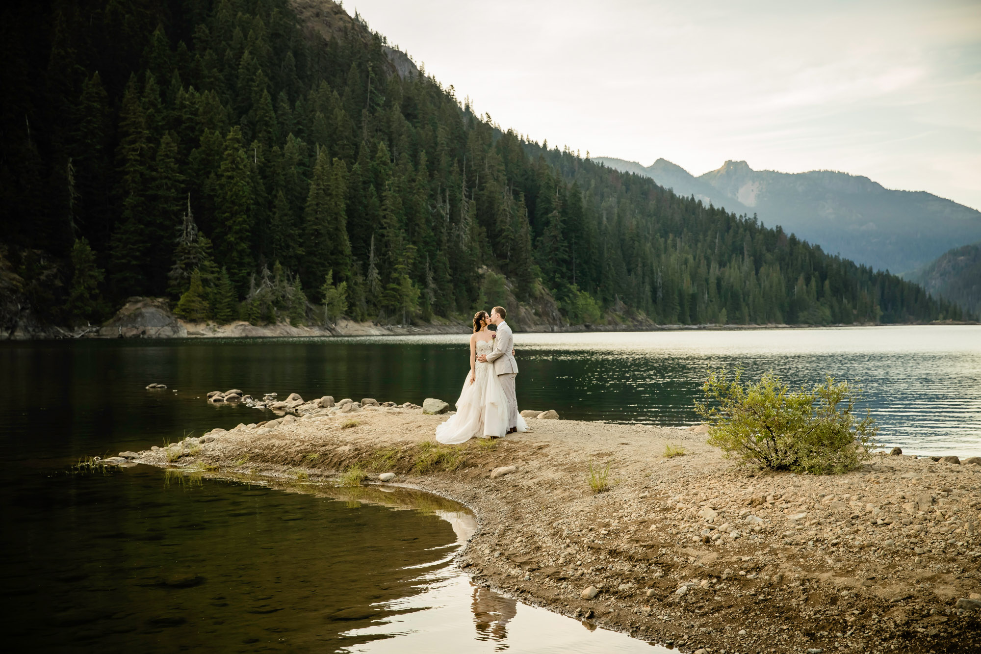 Adventure Elopement at Snoqualmie Pass in the Cascade Mountains by James Thomas Long Photography