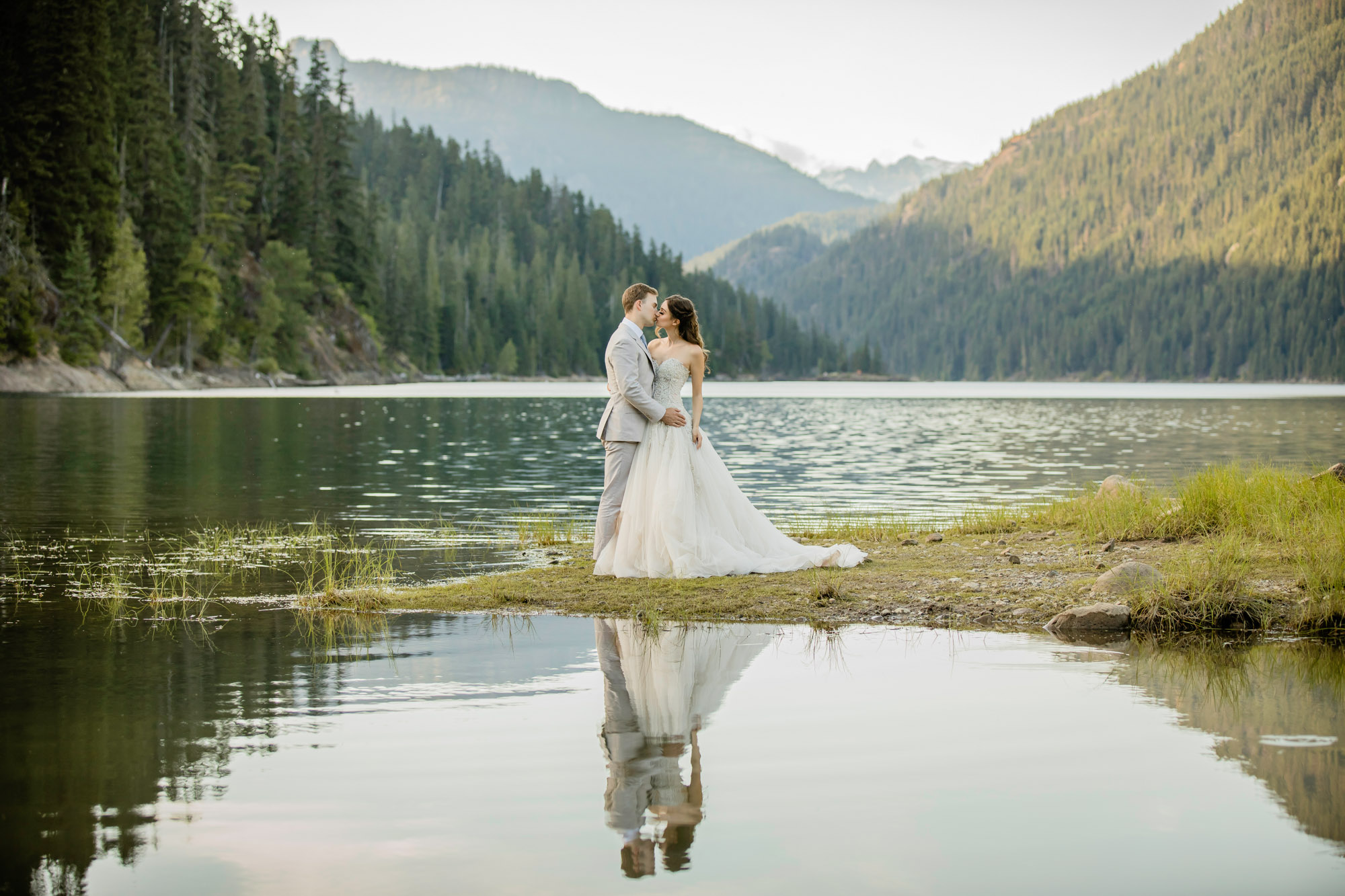 Adventure Elopement at Snoqualmie Pass in the Cascade Mountains by James Thomas Long Photography