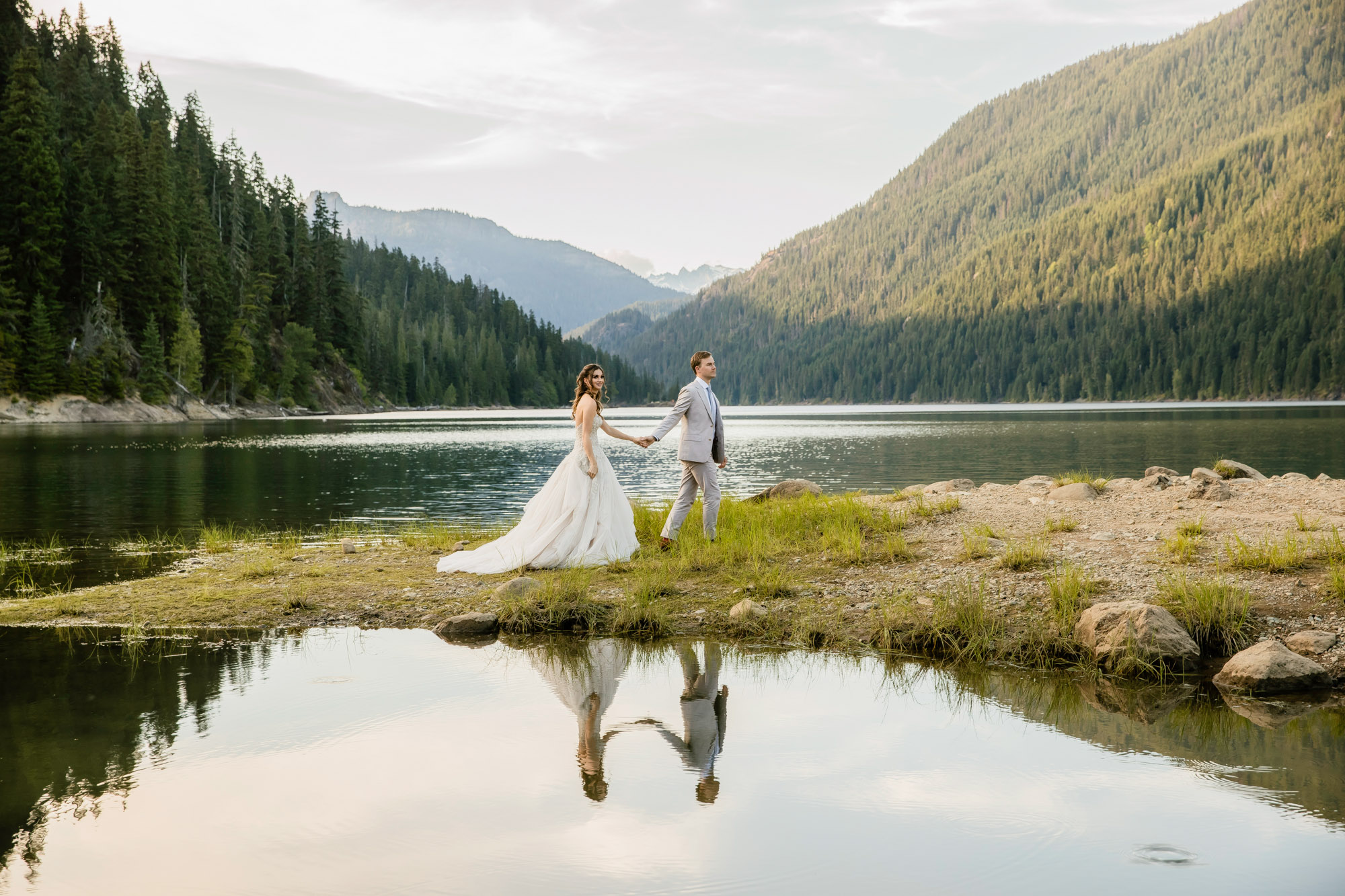 Adventure Elopement at Snoqualmie Pass in the Cascade Mountains by James Thomas Long Photography