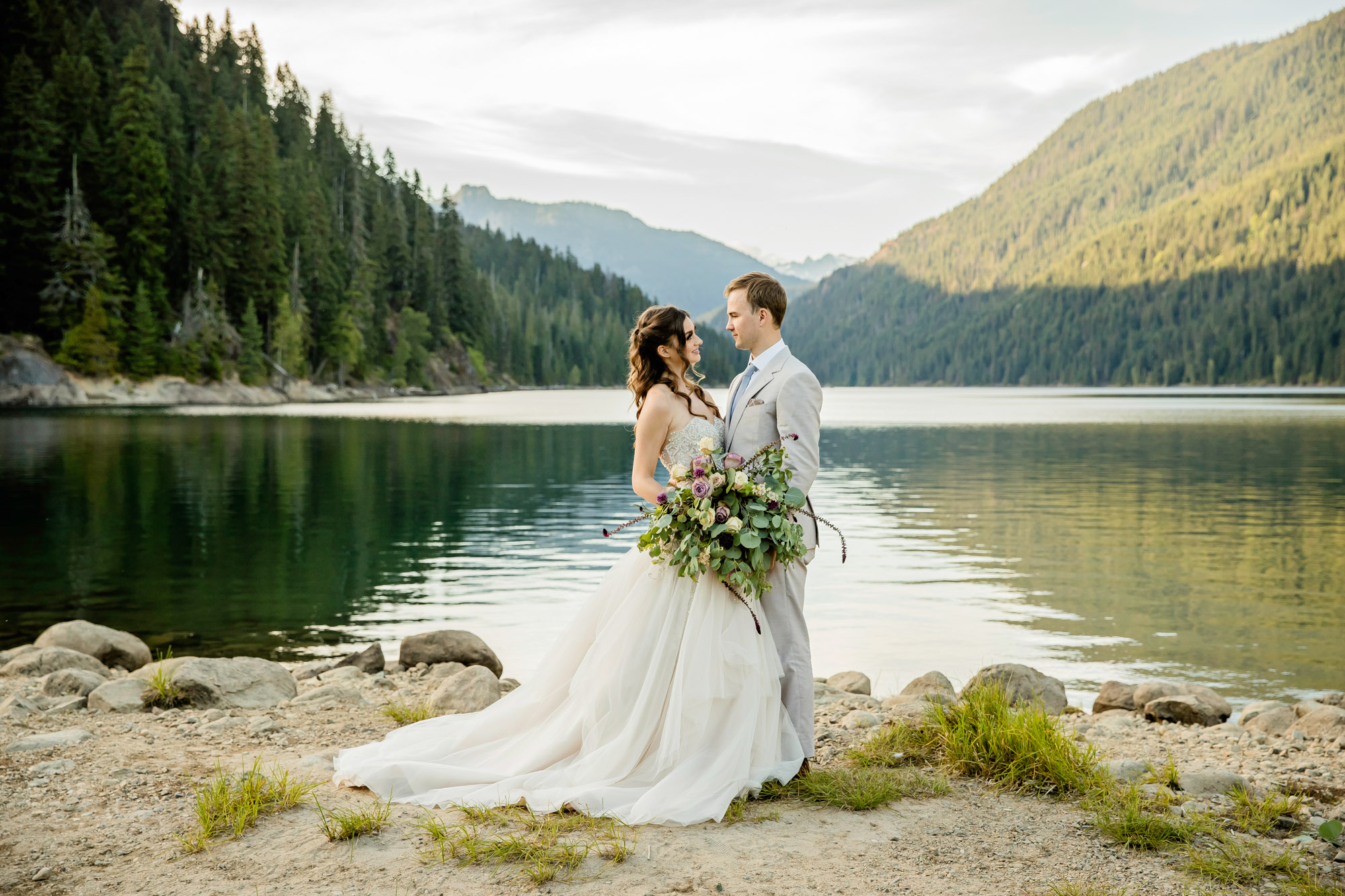 Adventure Elopement at Snoqualmie Pass in the Cascade Mountains by James Thomas Long Photography