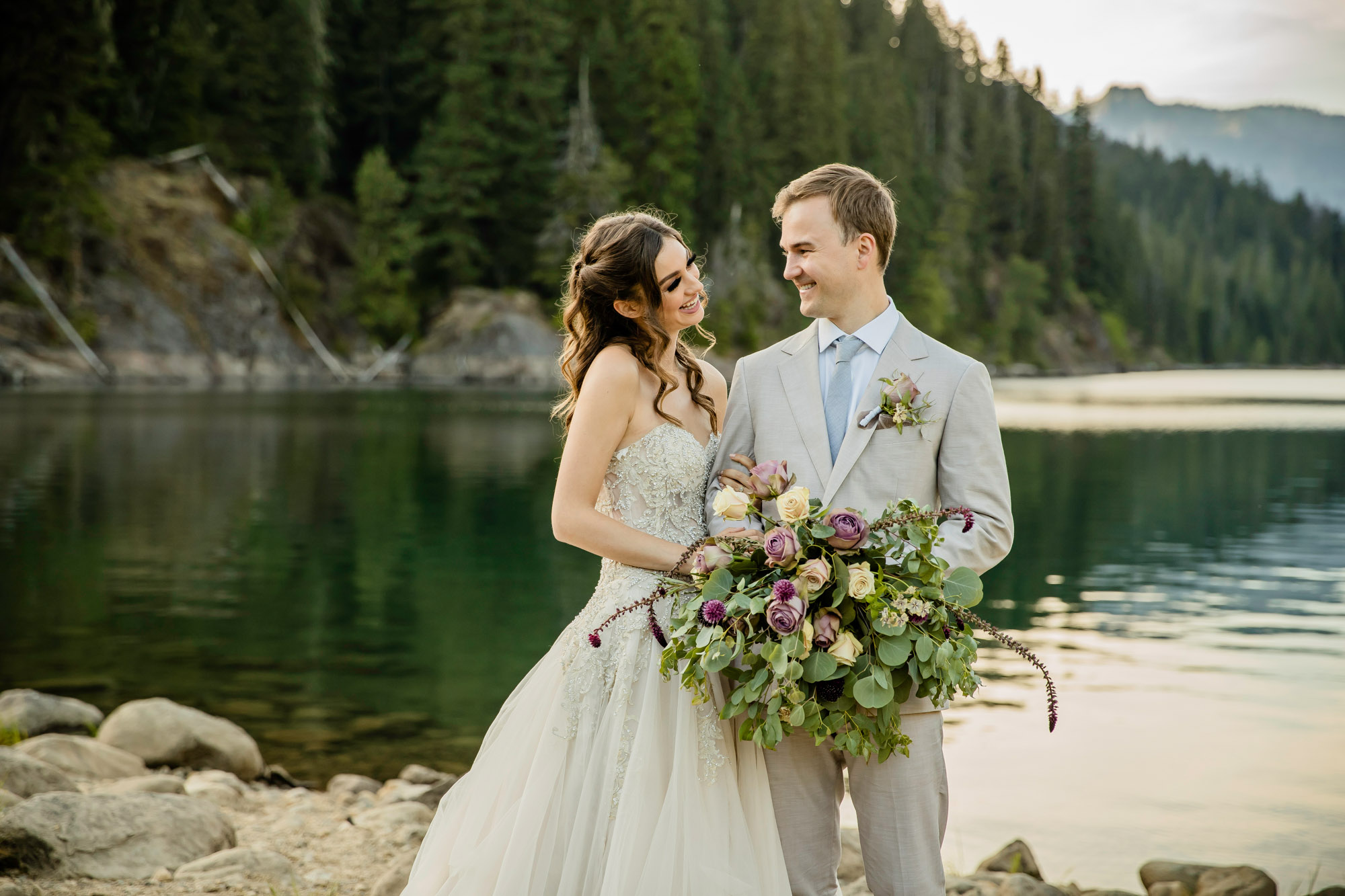 Adventure Elopement at Snoqualmie Pass in the Cascade Mountains by James Thomas Long Photography