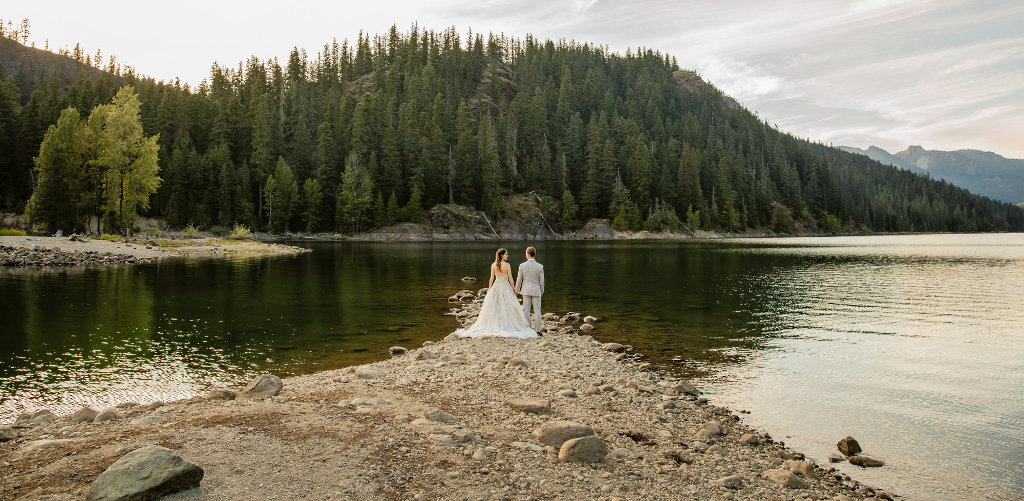 Adventure Elopement at Snoqualmie Pass in the Cascade Mountains by James Thomas Long Photography