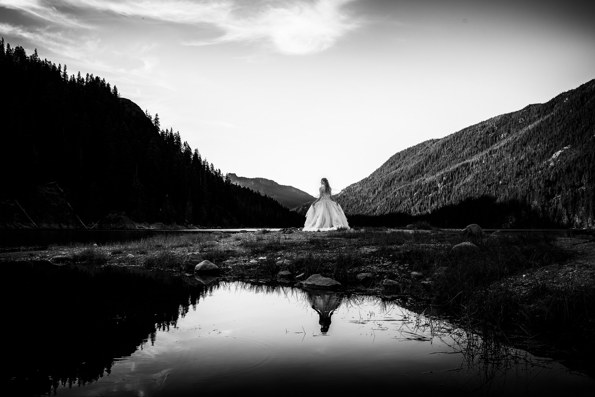 Adventure Elopement at Snoqualmie Pass in the Cascade Mountains by James Thomas Long Photography