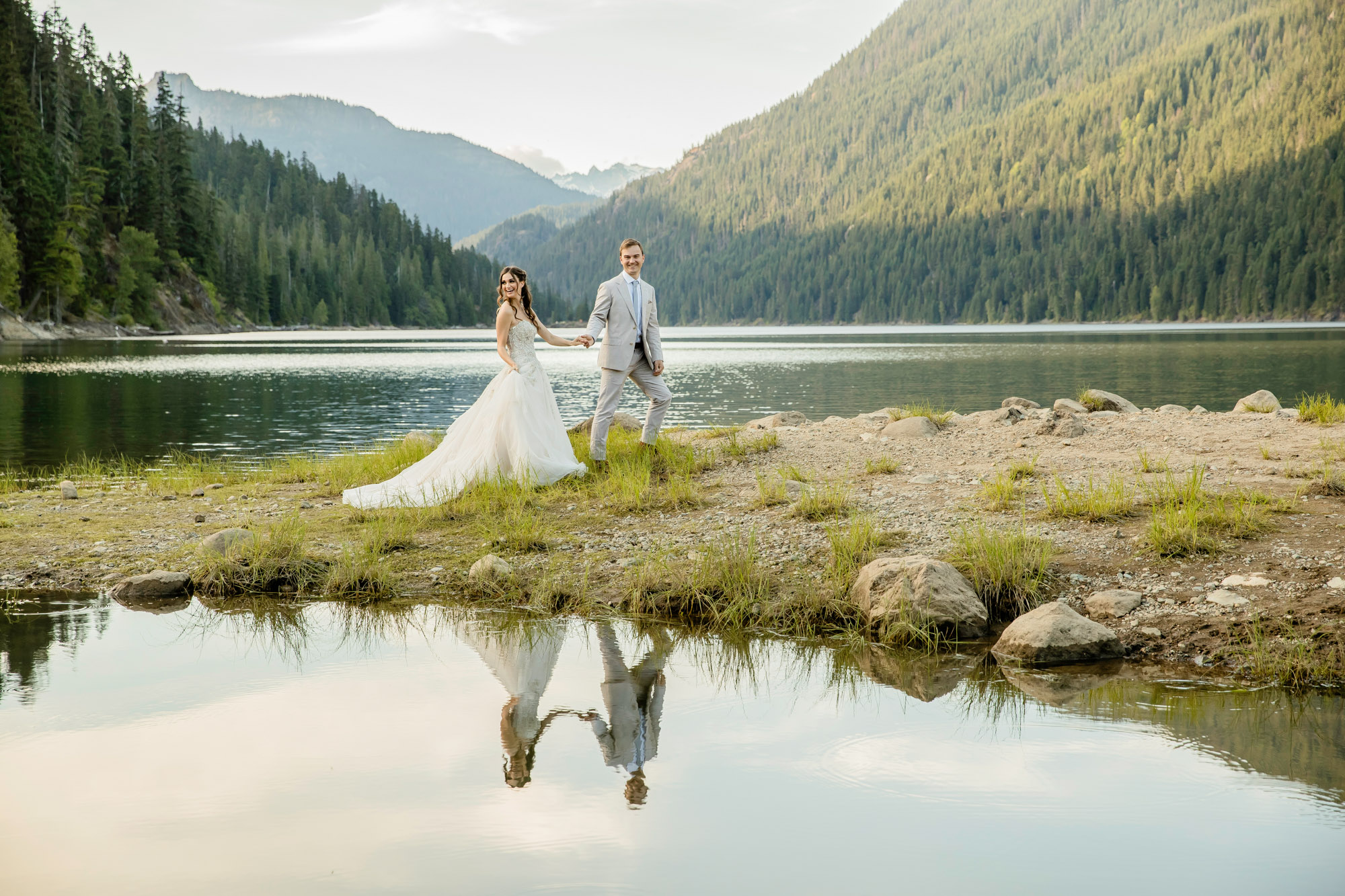 Adventure Elopement at Snoqualmie Pass in the Cascade Mountains by James Thomas Long Photography