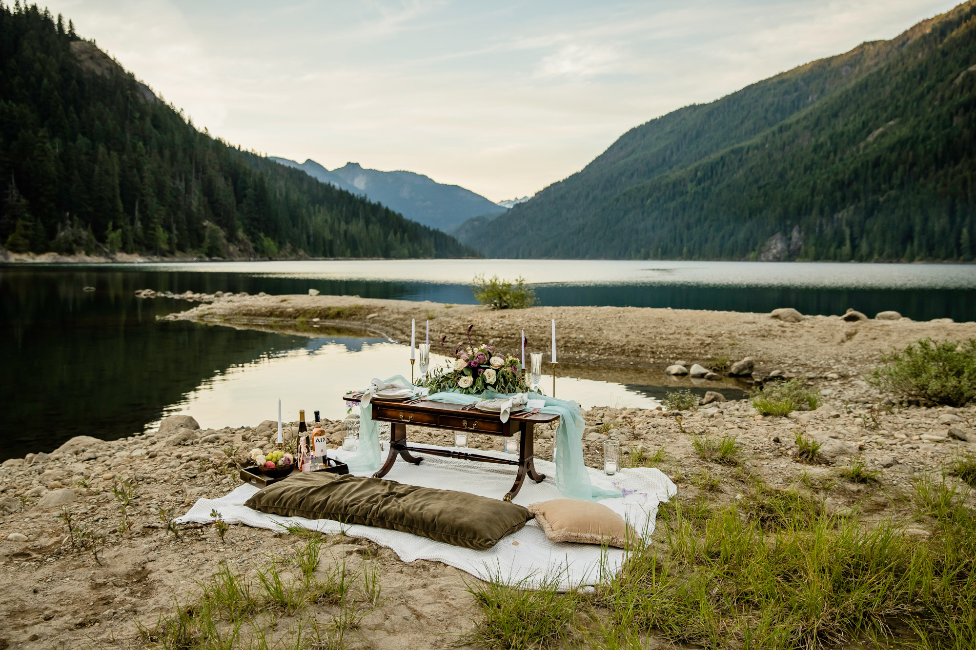 Adventure Elopement at Snoqualmie Pass in the Cascade Mountains by James Thomas Long Photography