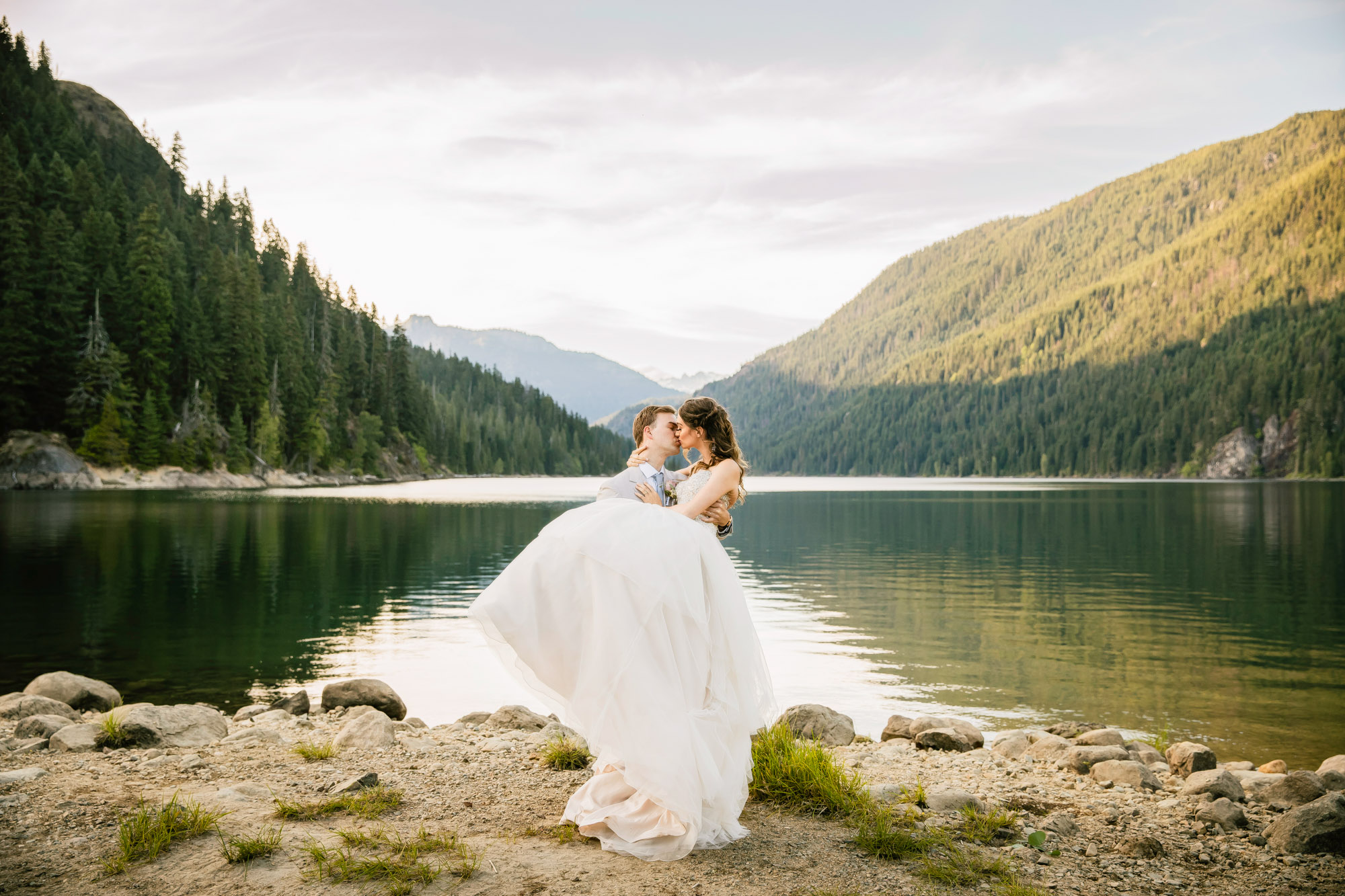 Adventure Elopement at Snoqualmie Pass in the Cascade Mountains by James Thomas Long Photography