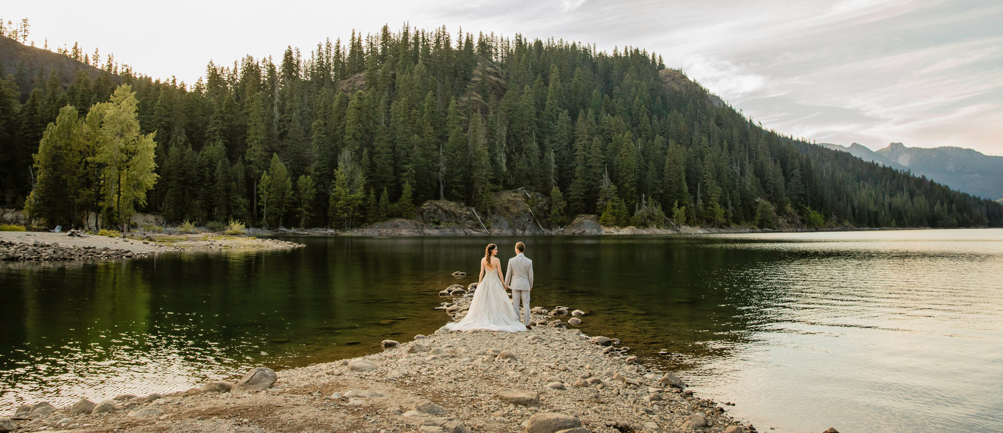 Adventure Elopement at Snoqualmie Pass in the Cascade Mountains by James Thomas Long Photography