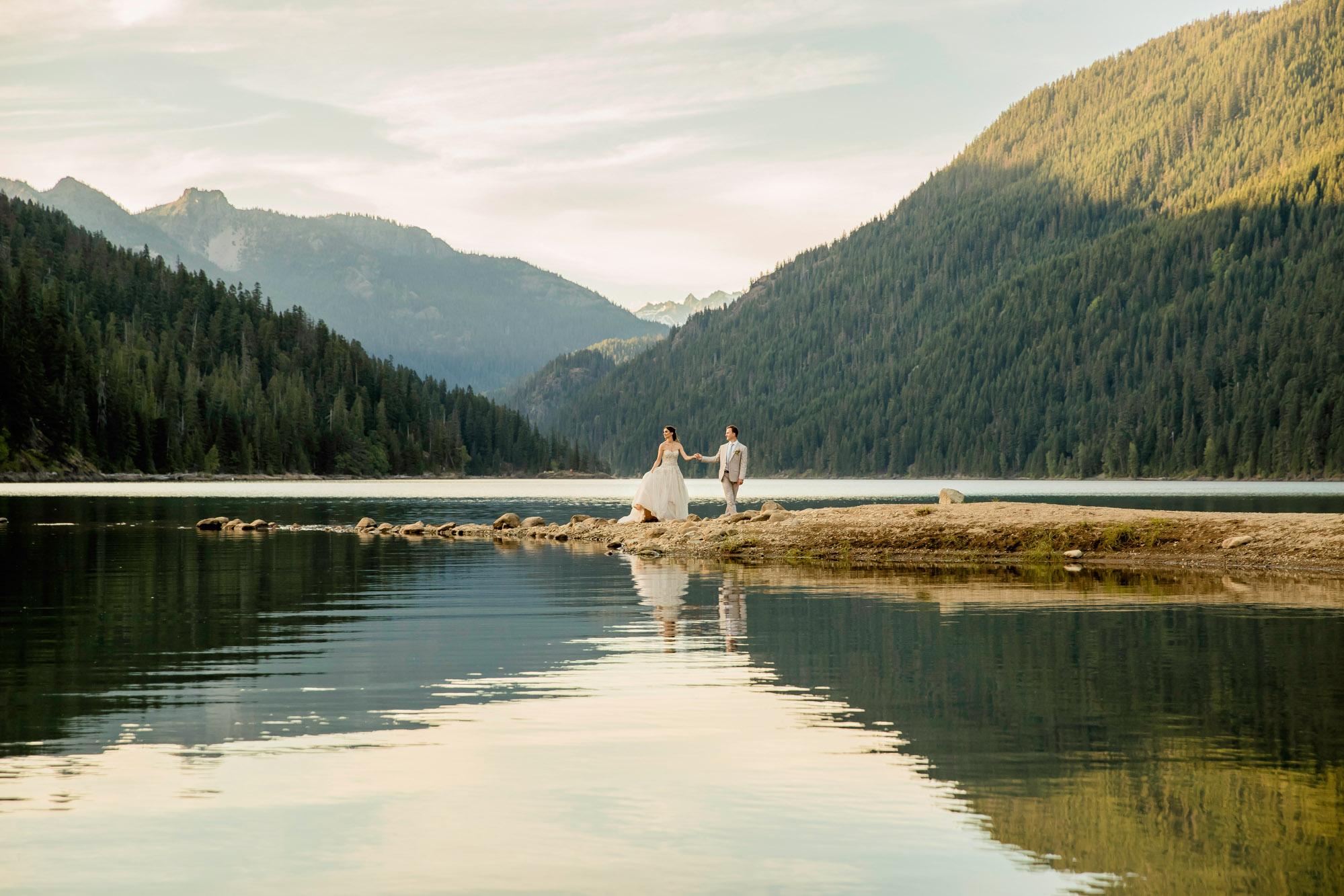 Adventure Elopement at Snoqualmie Pass in the Cascade Mountains by James Thomas Long Photography