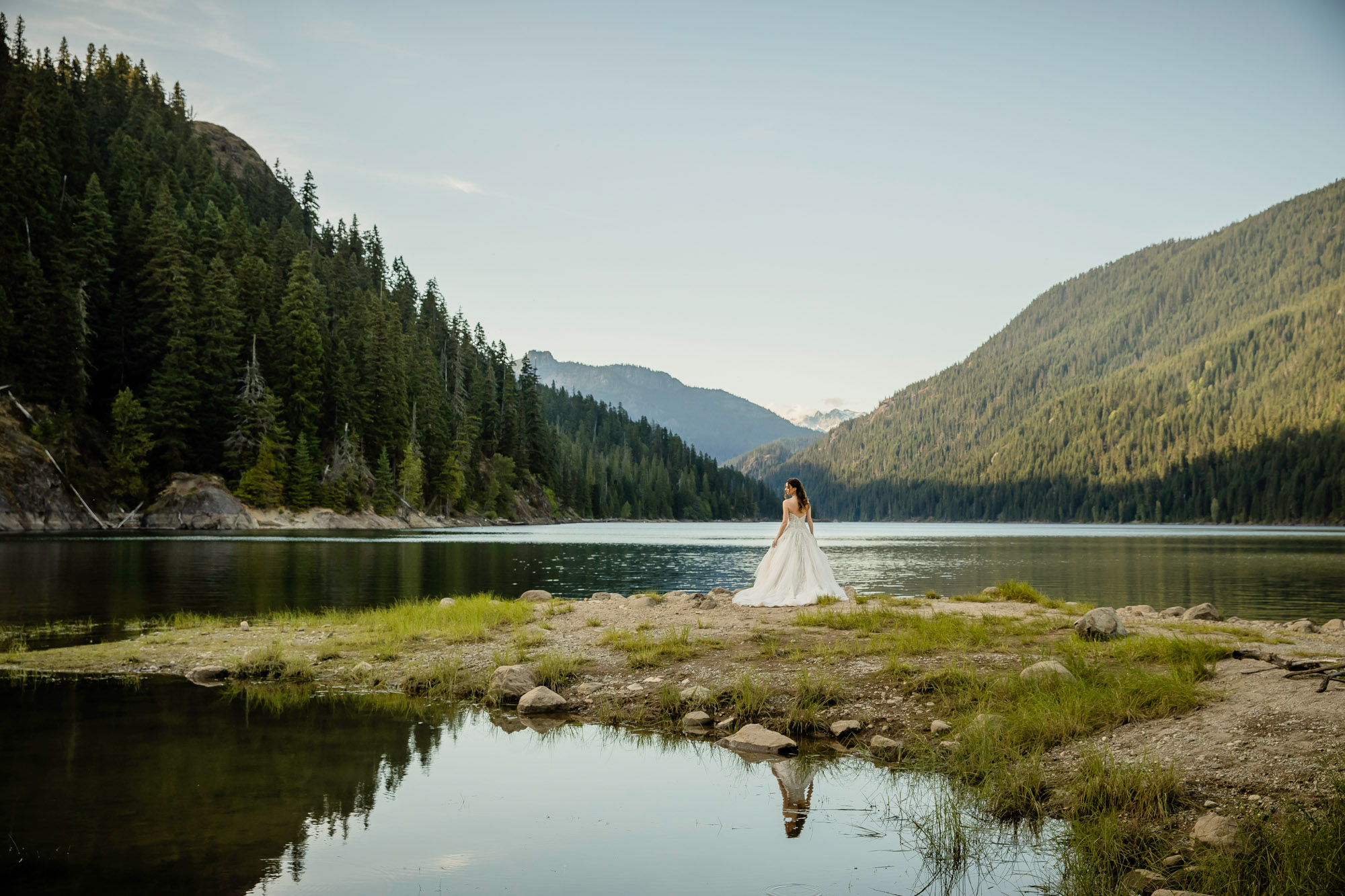 Adventure Elopement at Snoqualmie Pass in the Cascade Mountains by James Thomas Long Photography