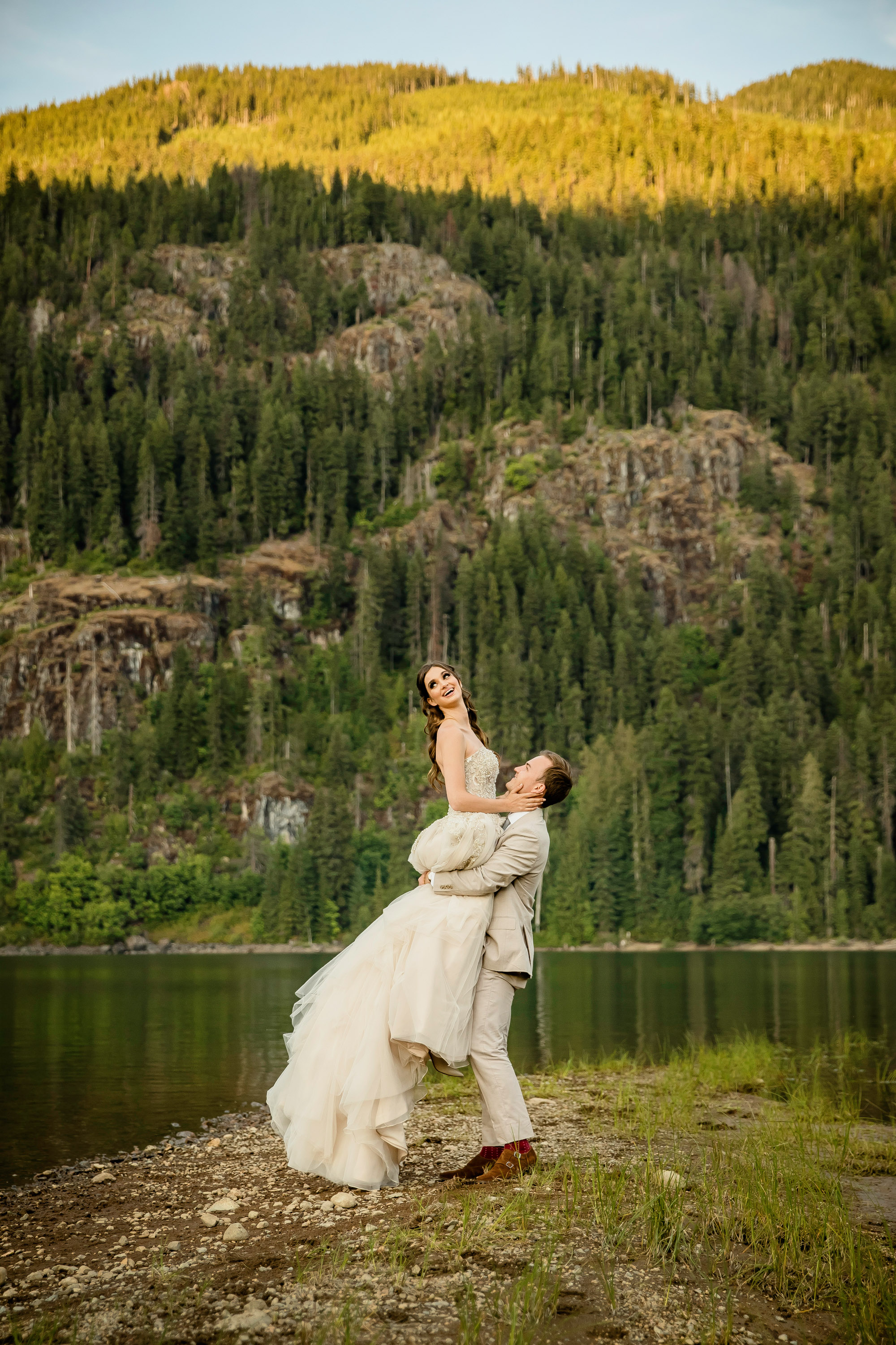 Adventure Elopement at Snoqualmie Pass in the Cascade Mountains by James Thomas Long Photography