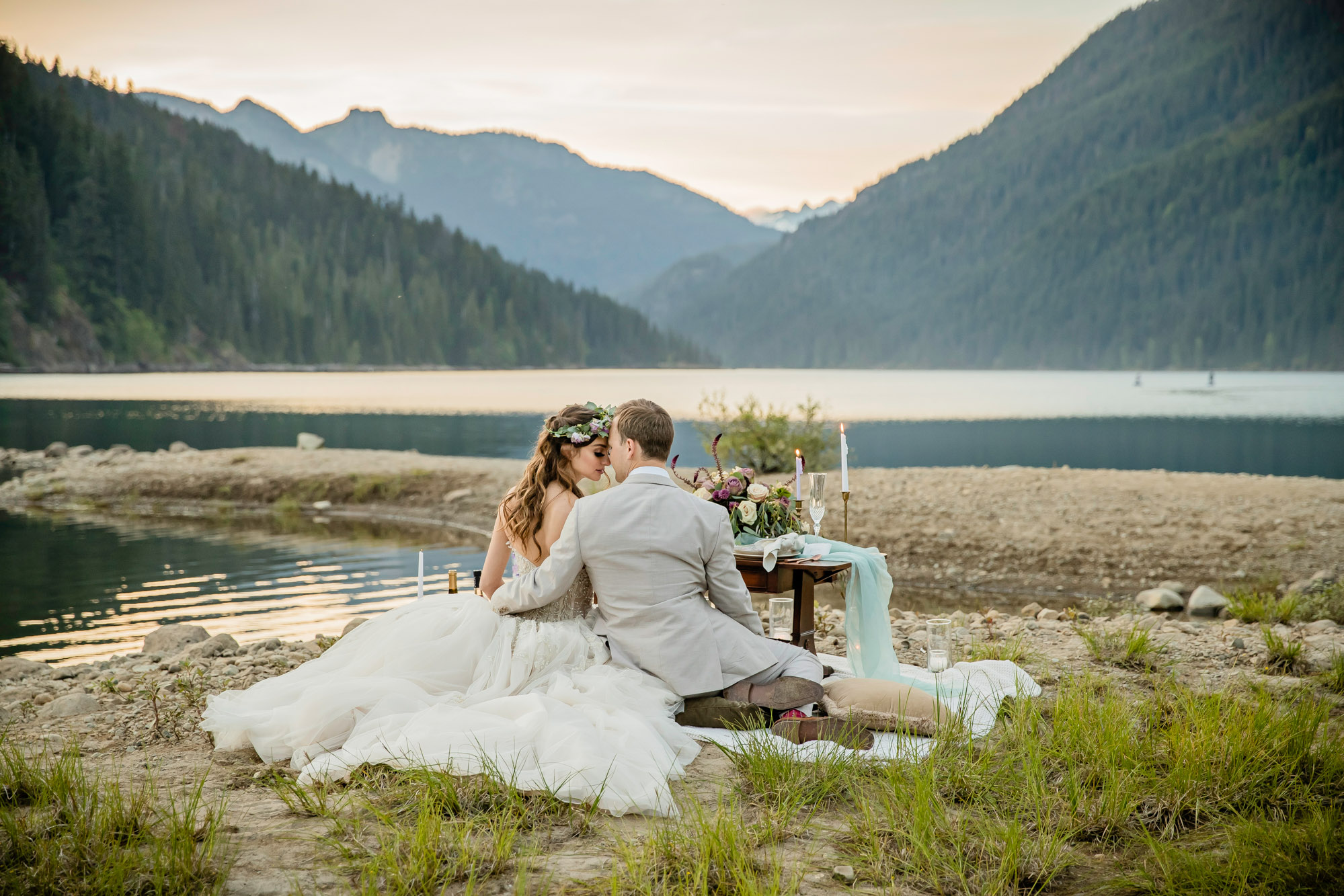 Adventure Elopement at Snoqualmie Pass in the Cascade Mountains by James Thomas Long Photography