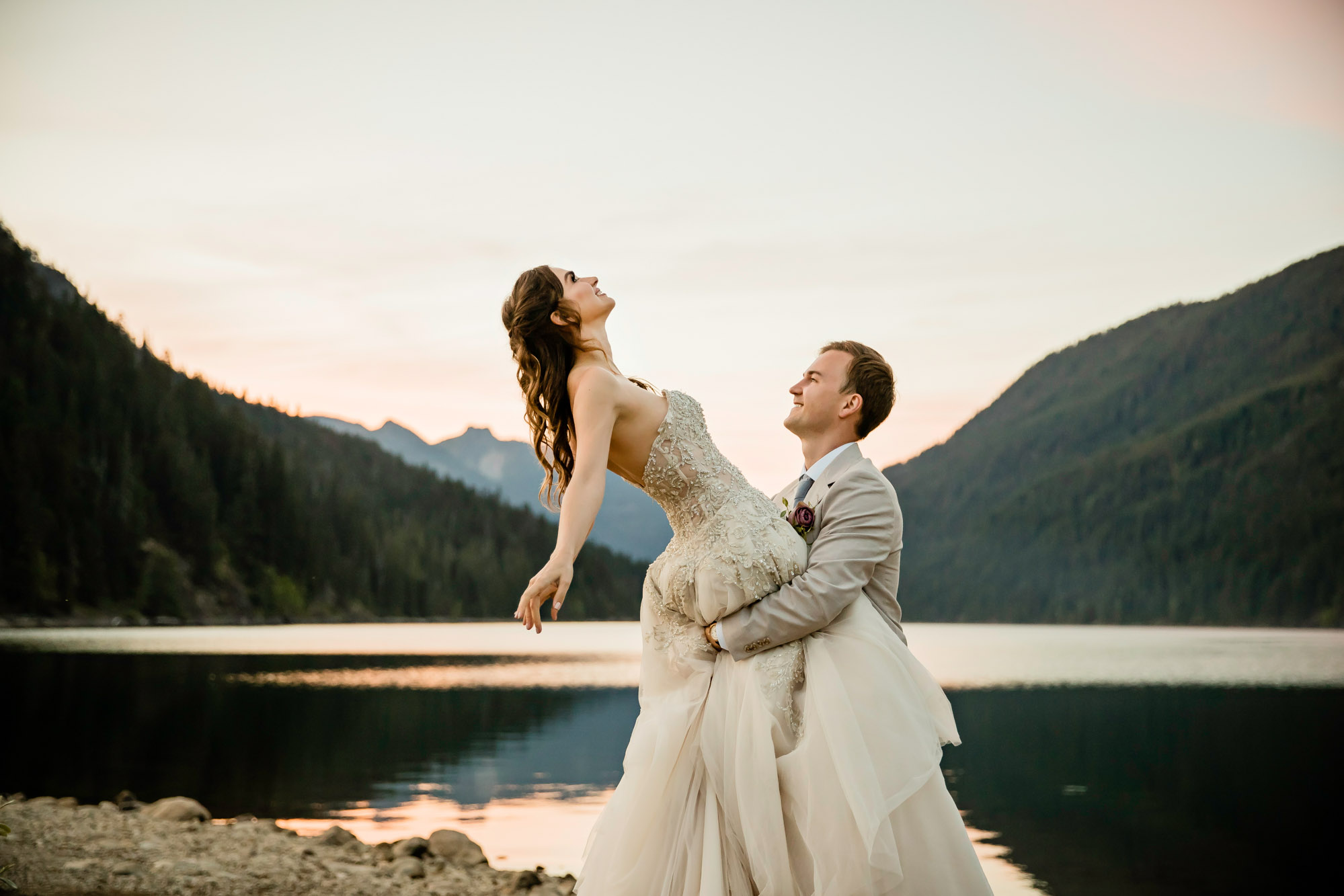 Adventure Elopement at Snoqualmie Pass in the Cascade Mountains by James Thomas Long Photography