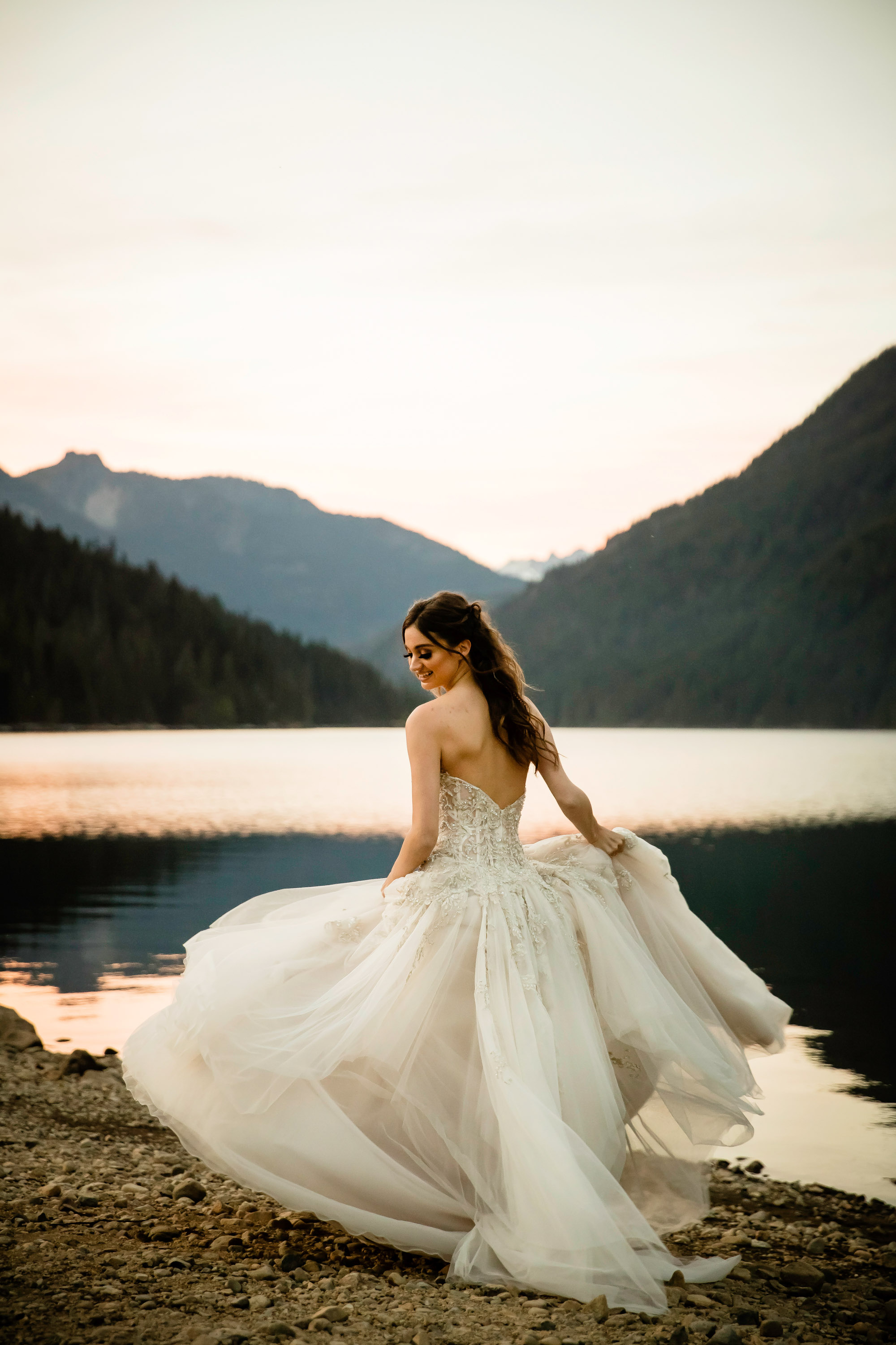 Adventure Elopement at Snoqualmie Pass in the Cascade Mountains by James Thomas Long Photography