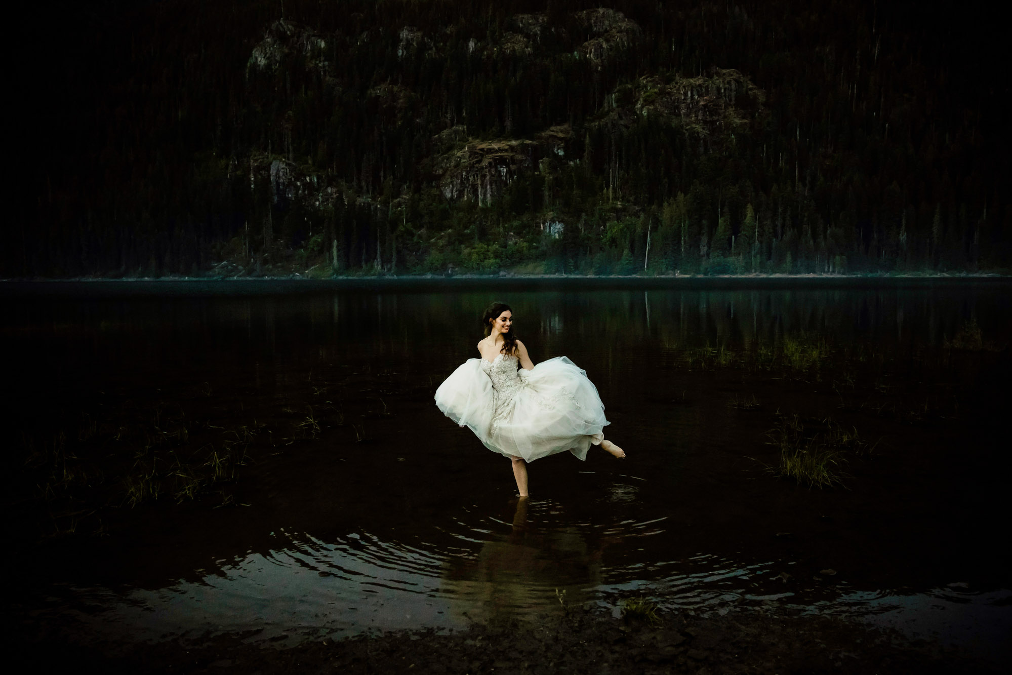 Adventure Elopement at Snoqualmie Pass in the Cascade Mountains by James Thomas Long Photography