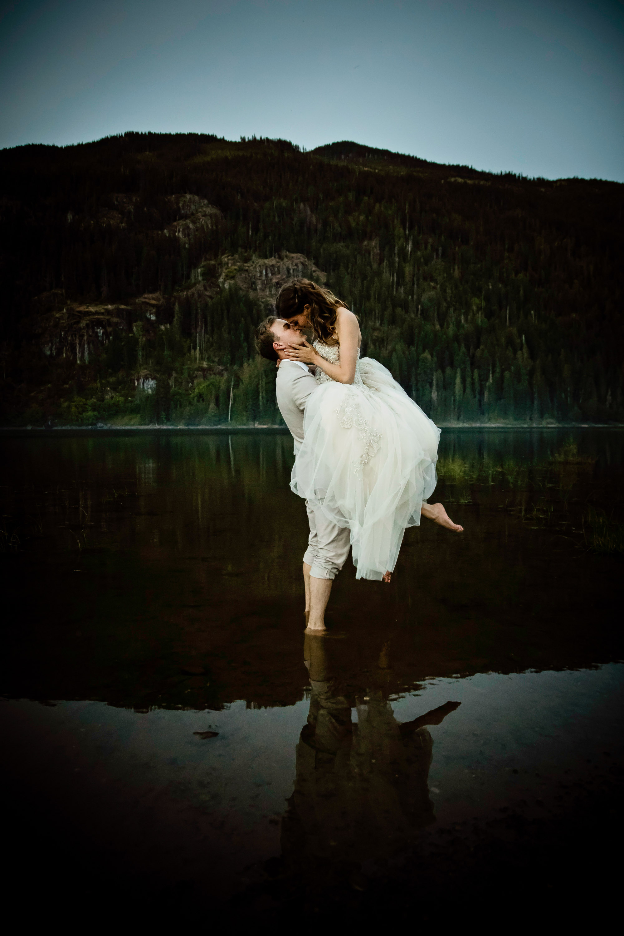 Adventure Elopement at Snoqualmie Pass in the Cascade Mountains by James Thomas Long Photography