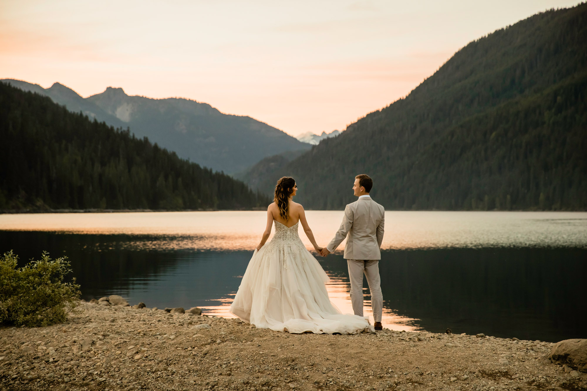 Adventure Elopement at Snoqualmie Pass in the Cascade Mountains by James Thomas Long Photography