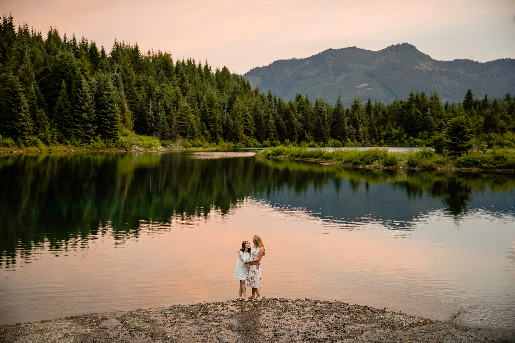 Mother and daughter session at Snoqualmie Pass by James Thomas Long Photography