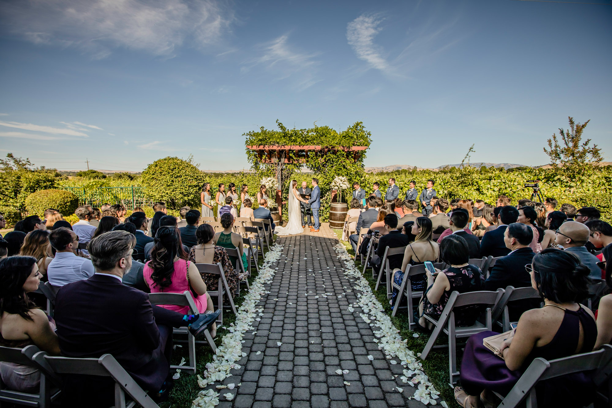 Destination Wedding at Palm Event Center in Pleasanton by Seattle WA Wedding Photographer James Thomas Long Photography