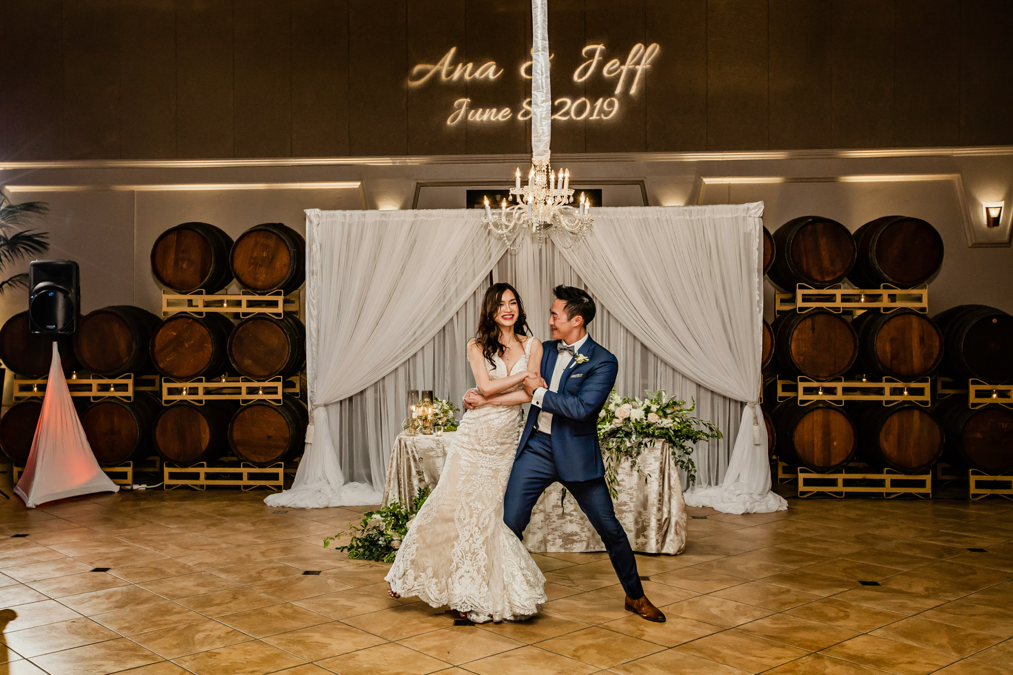 Destination Wedding at Palm Event Center in Pleasanton by Seattle WA Wedding Photographer James Thomas Long Photography