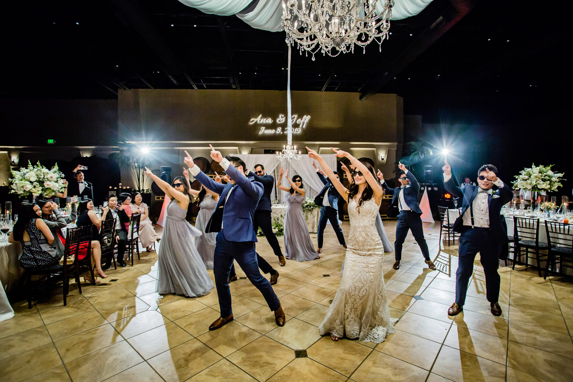 Destination Wedding at Palm Event Center in Pleasanton by Seattle WA Wedding Photographer James Thomas Long Photography