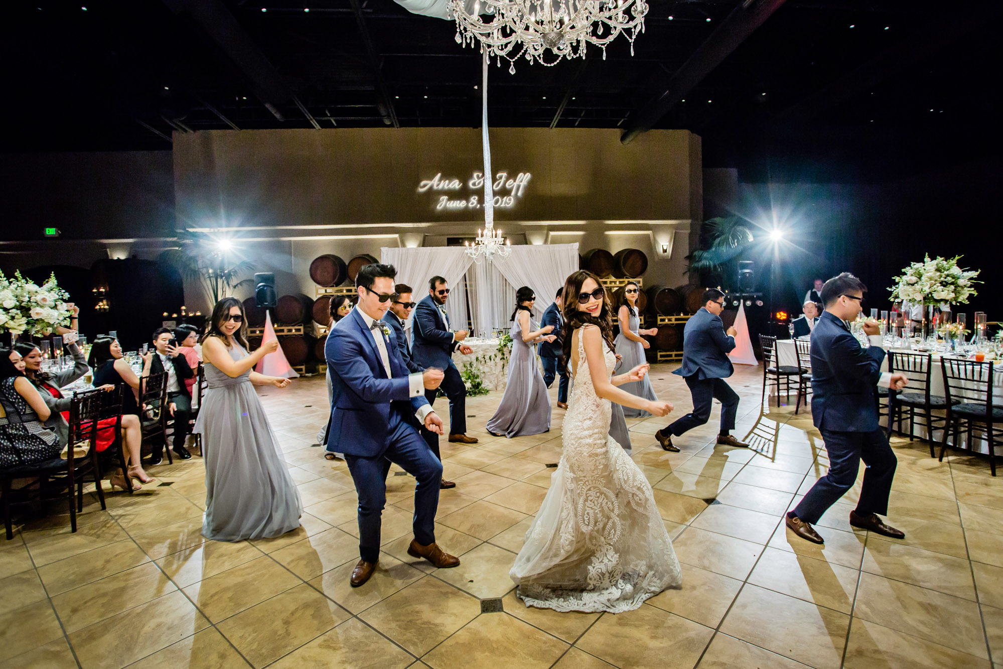 Destination Wedding at Palm Event Center in Pleasanton by Seattle WA Wedding Photographer James Thomas Long Photography