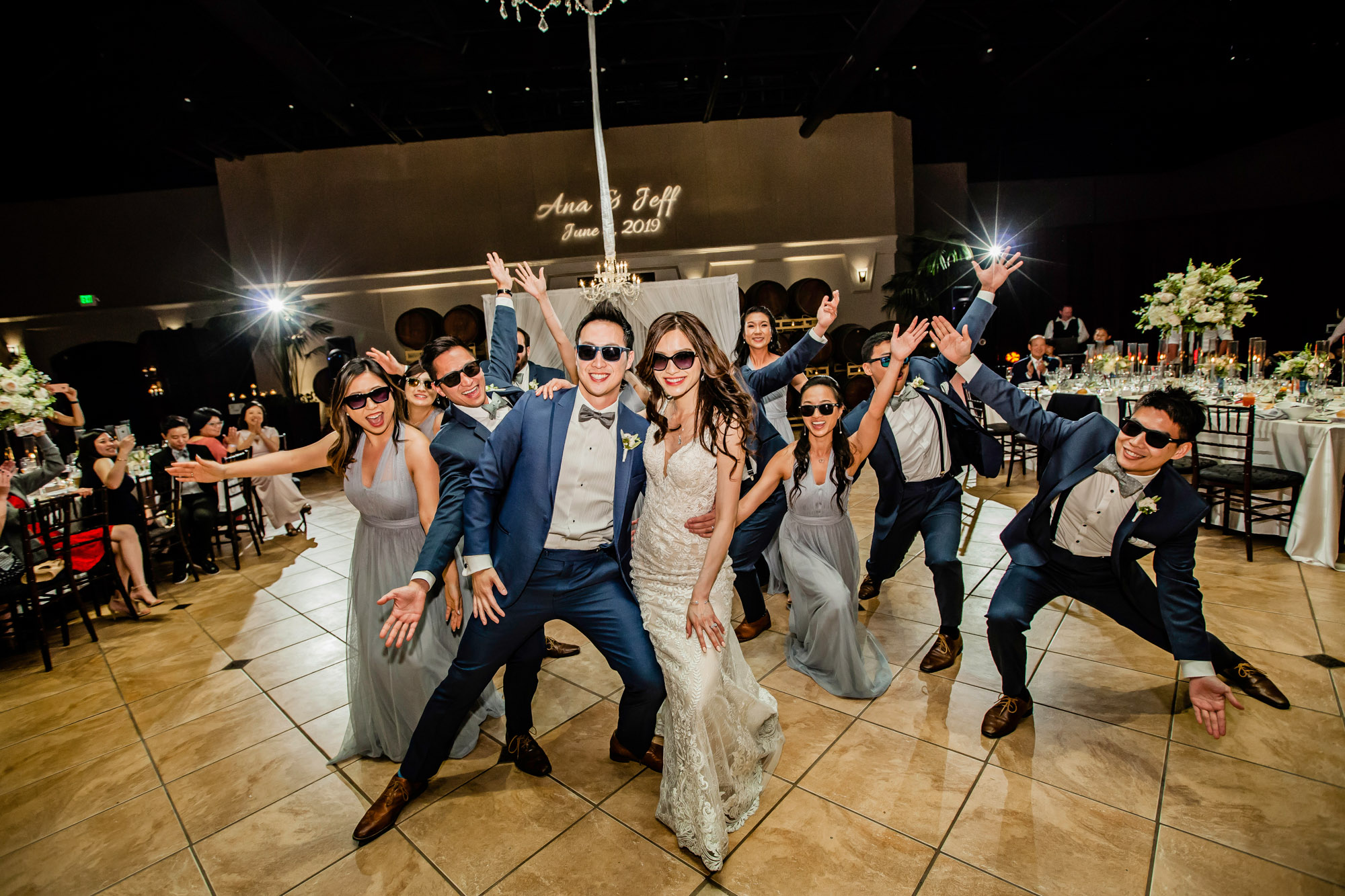 Destination Wedding at Palm Event Center in Pleasanton by Seattle WA Wedding Photographer James Thomas Long Photography