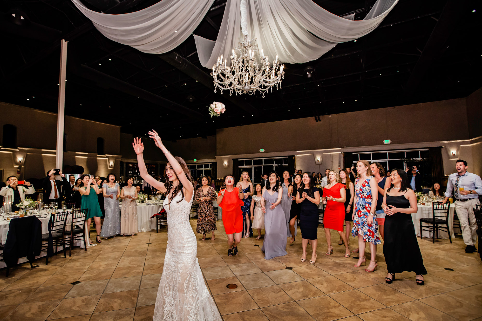 Destination Wedding at Palm Event Center in Pleasanton by Seattle WA Wedding Photographer James Thomas Long Photography