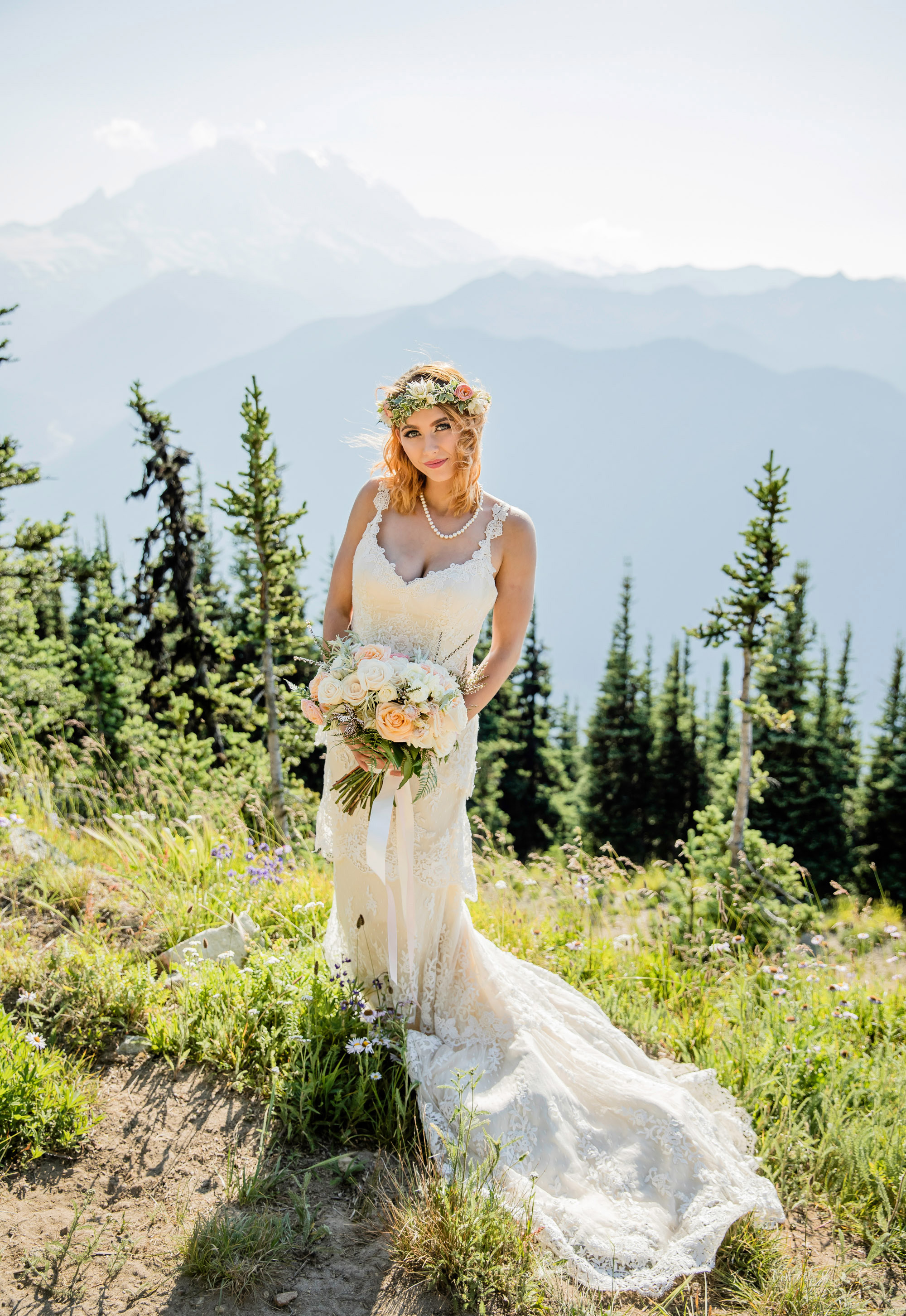 Adventure Elopement on Crystal Mountain by Seattle Wedding Photographer James Thomas Long Photography