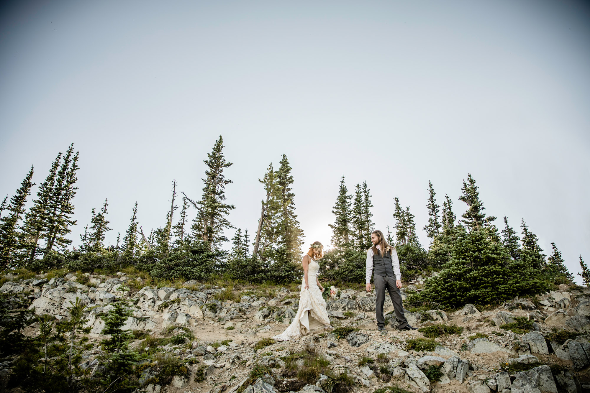 Adventure Elopement on Crystal Mountain by Seattle Wedding Photographer James Thomas Long Photography