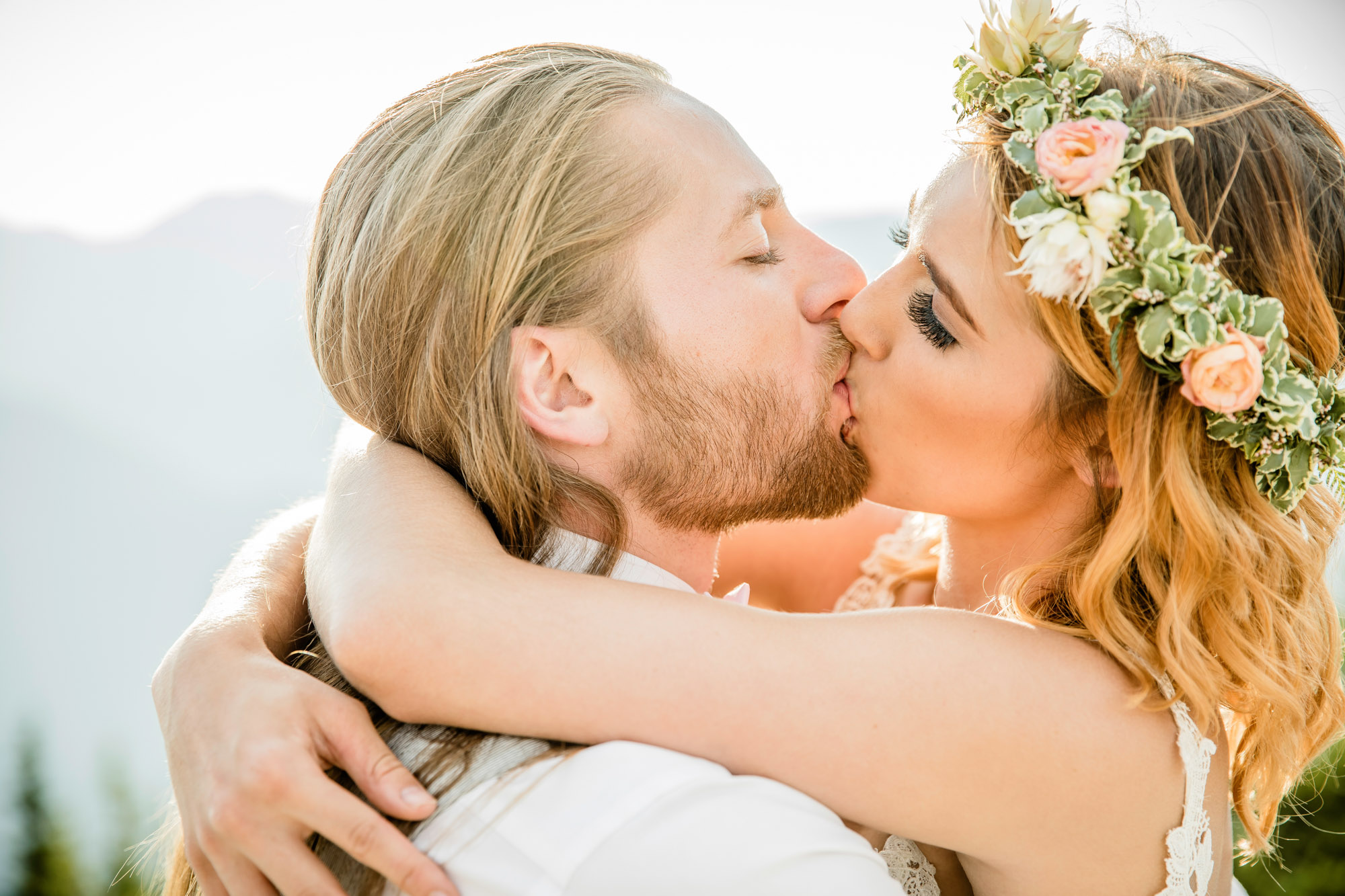 Adventure Elopement on Crystal Mountain by Seattle Wedding Photographer James Thomas Long Photography