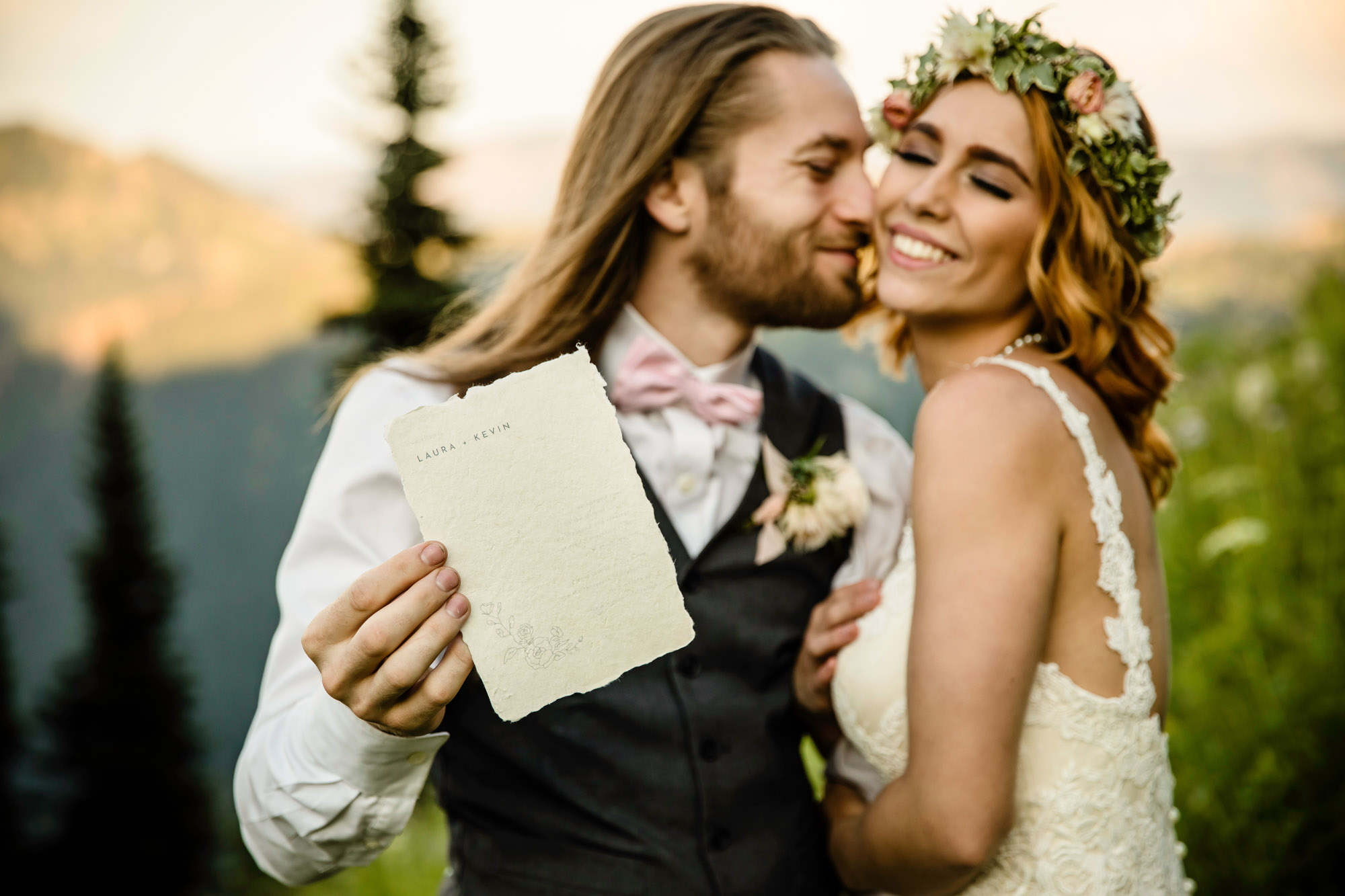 Adventure Elopement on Crystal Mountain by Seattle Wedding Photographer James Thomas Long Photography