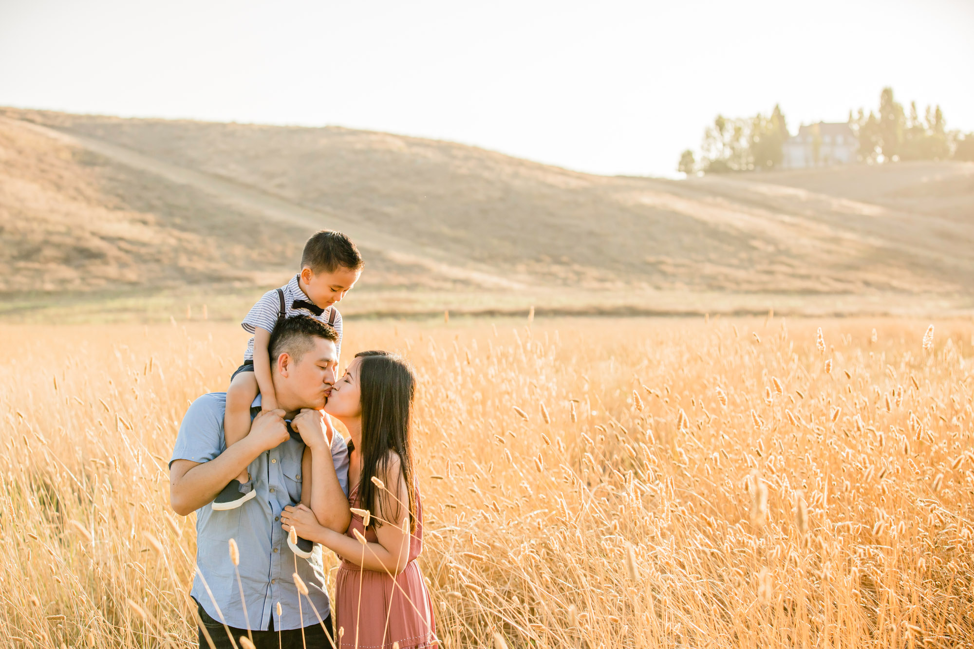 San Francisco Bay Area Family of Three by Seattle Family Photographer James Thomas Long Photography