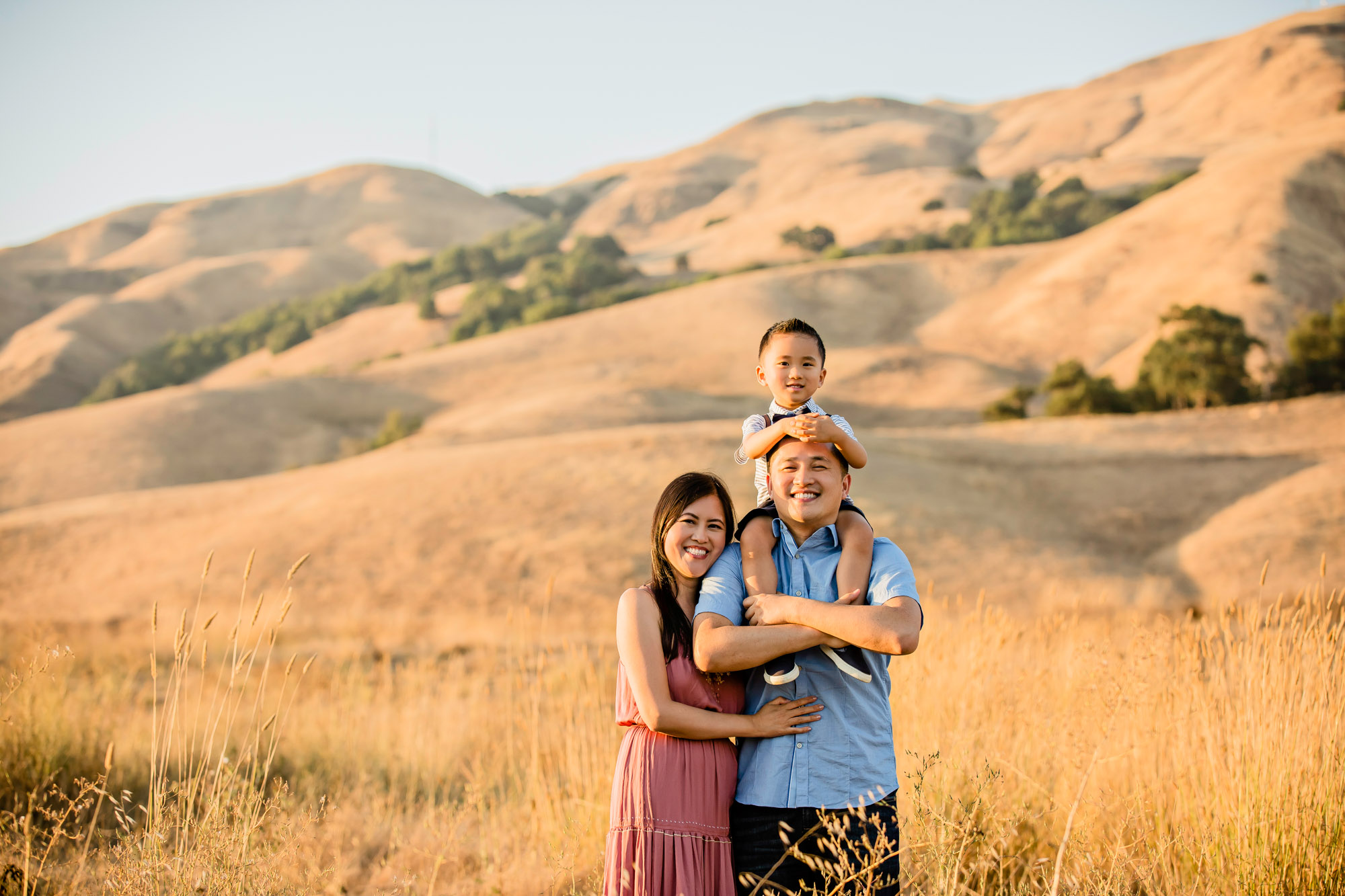 San Francisco Bay Area Family of Three by Seattle Family Photographer James Thomas Long Photography