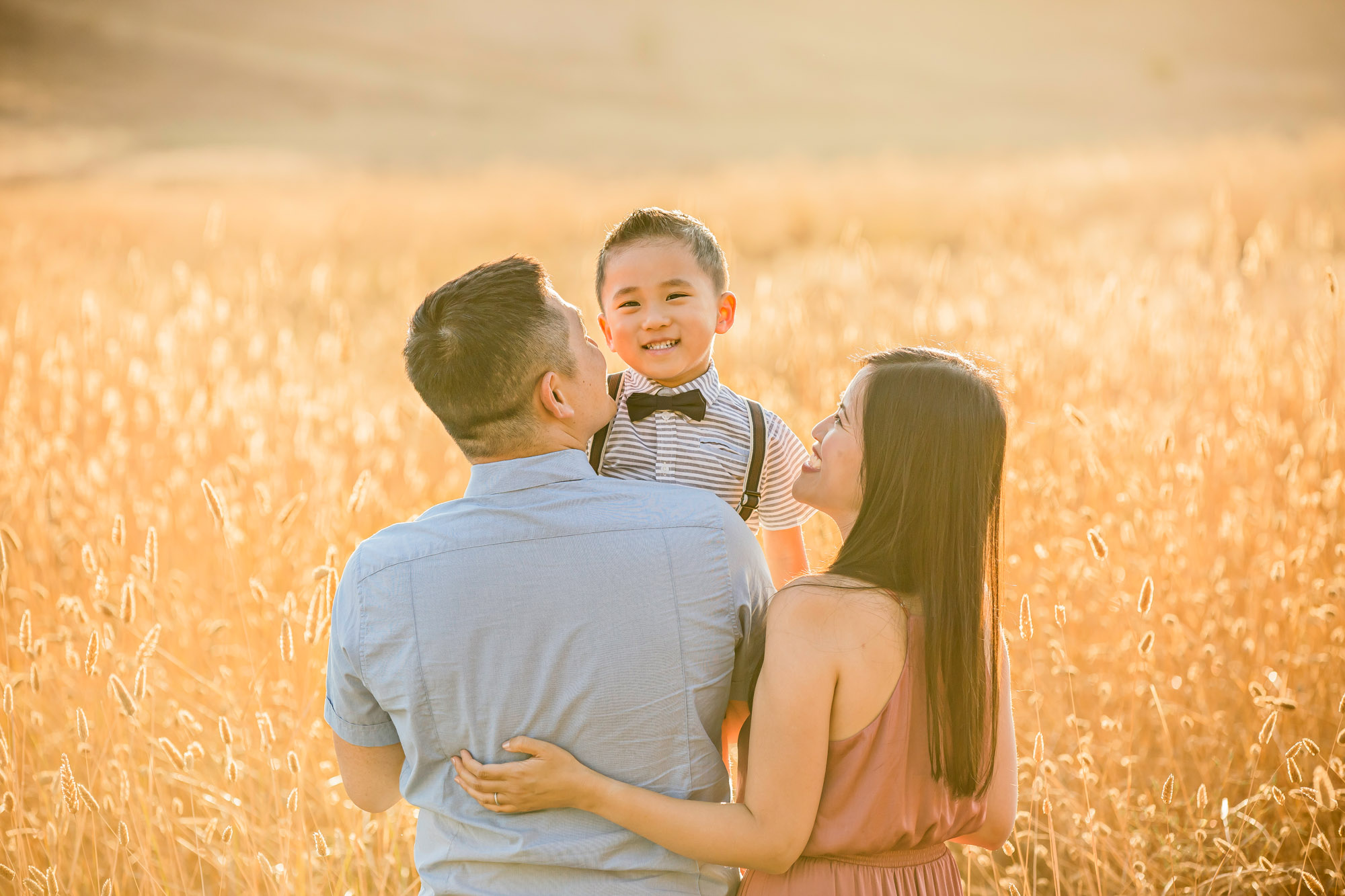 San Francisco Bay Area Family of Three by Seattle Family Photographer James Thomas Long Photography