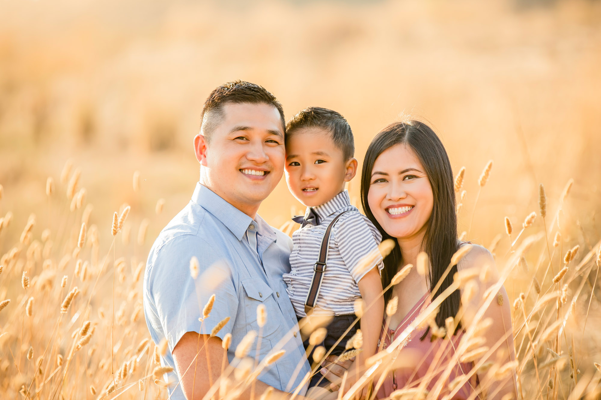 San Francisco Bay Area Family of Three by Seattle Family Photographer James Thomas Long Photography