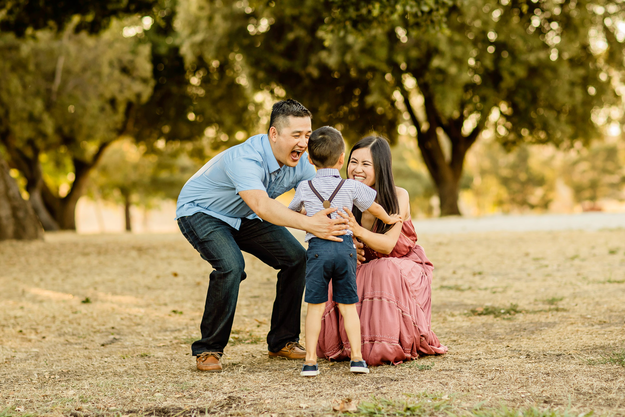 San Francisco Bay Area Family of Three by Seattle Family Photographer James Thomas Long Photography