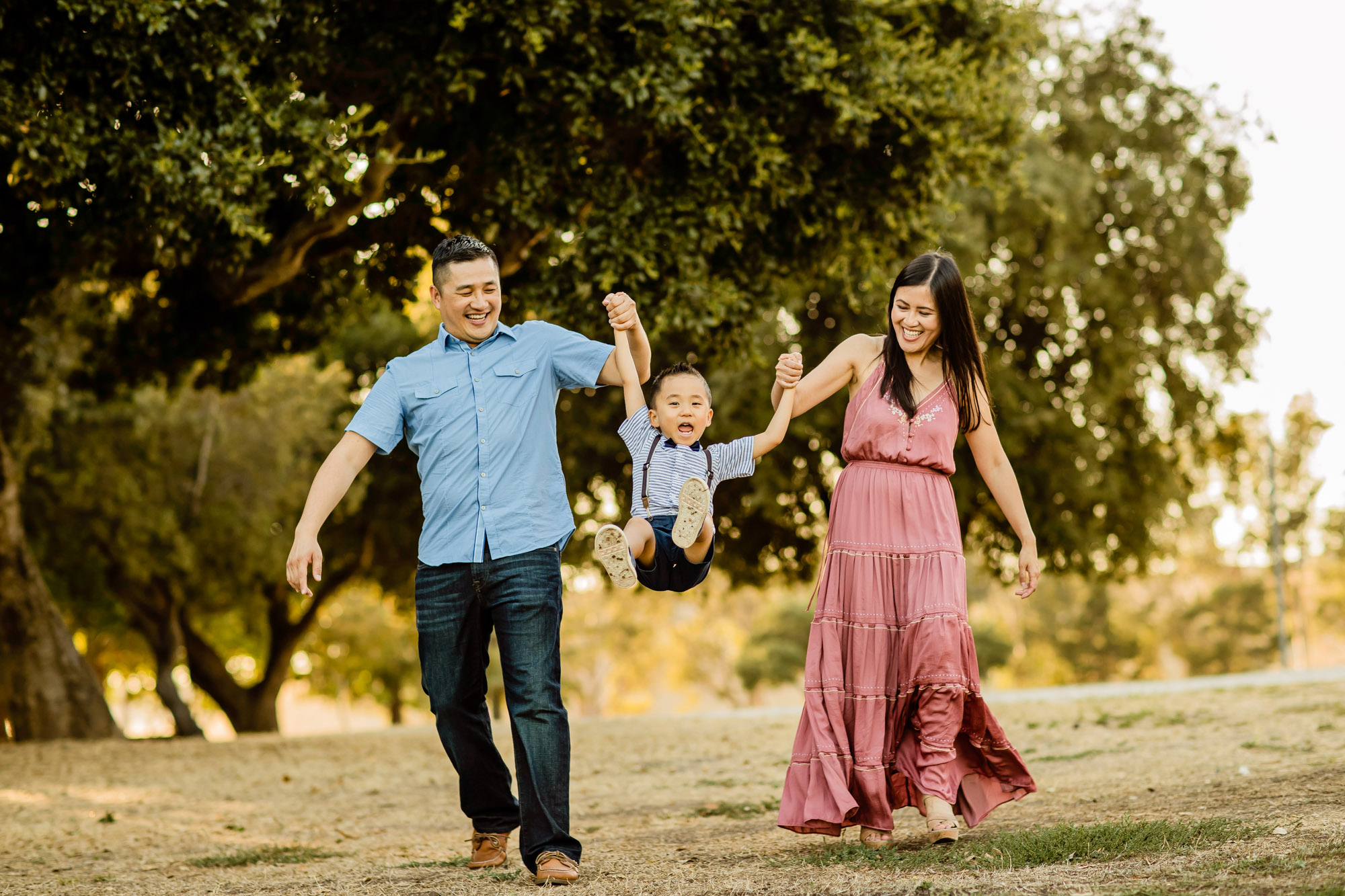 San Francisco Bay Area Family of Three by Seattle Family Photographer James Thomas Long Photography