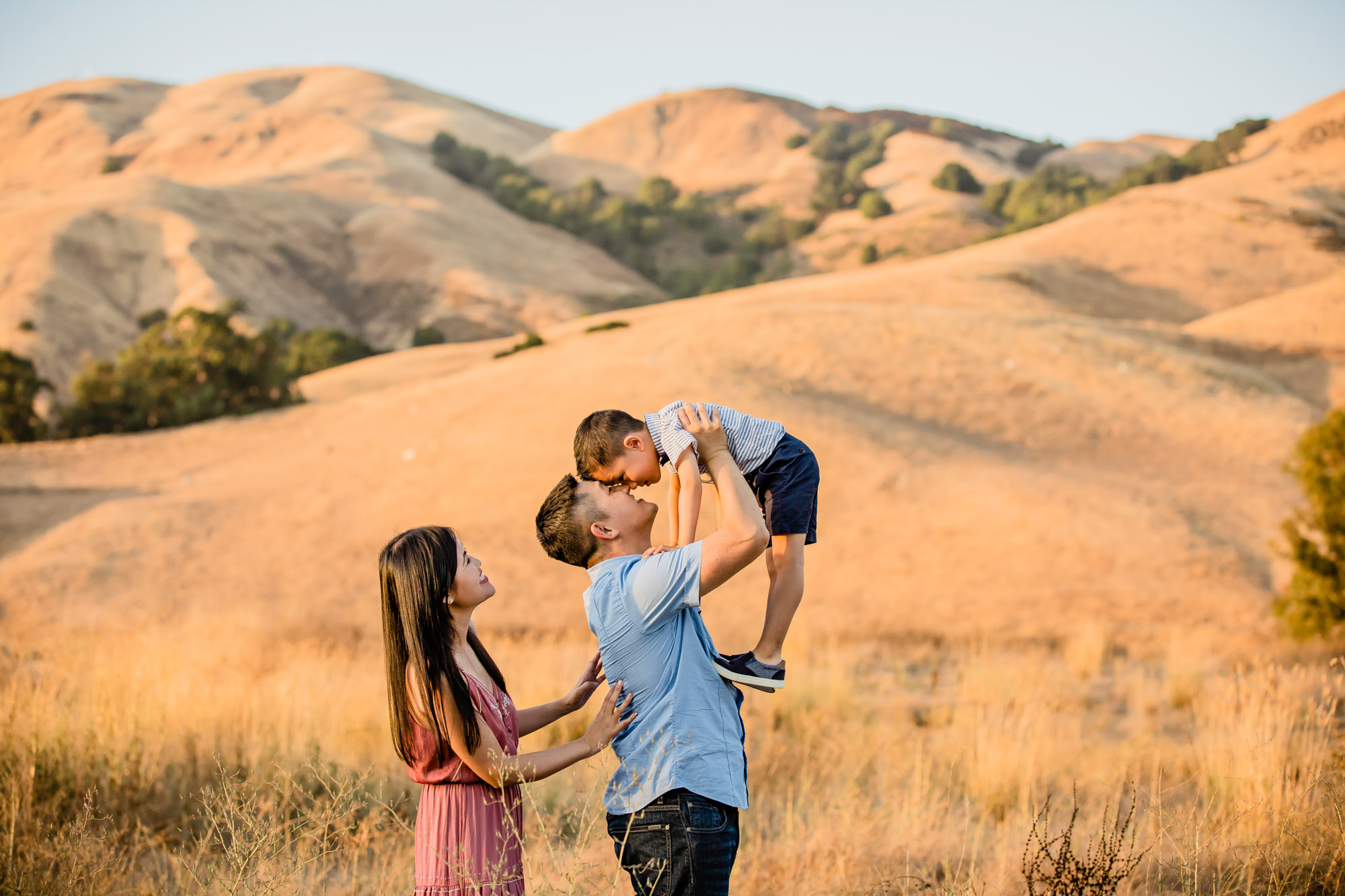 San Francisco Bay Area Family of Three by Seattle Family Photographer James Thomas Long Photography