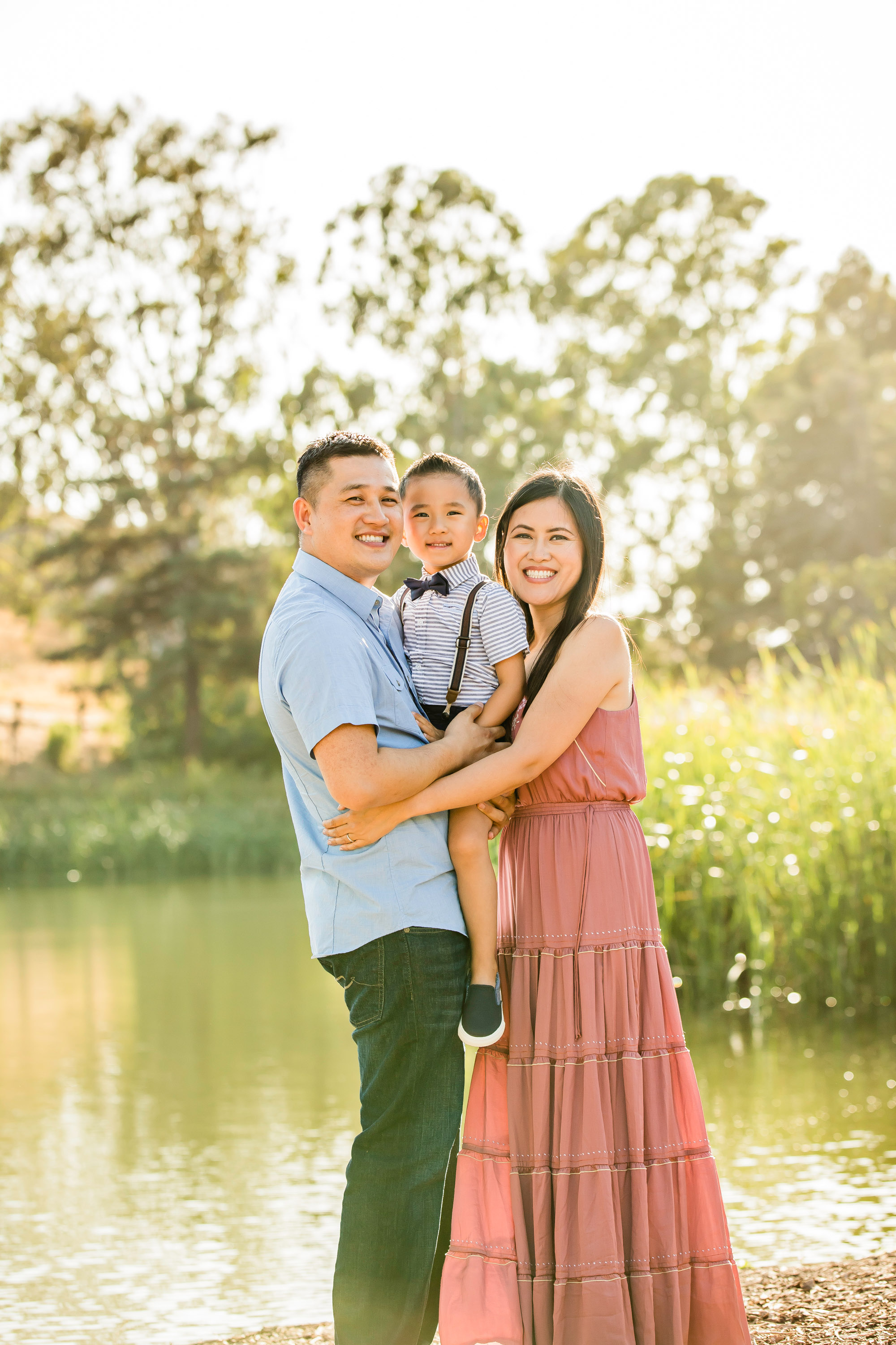 San Francisco Bay Area Family of Three by Seattle Family Photographer James Thomas Long Photography