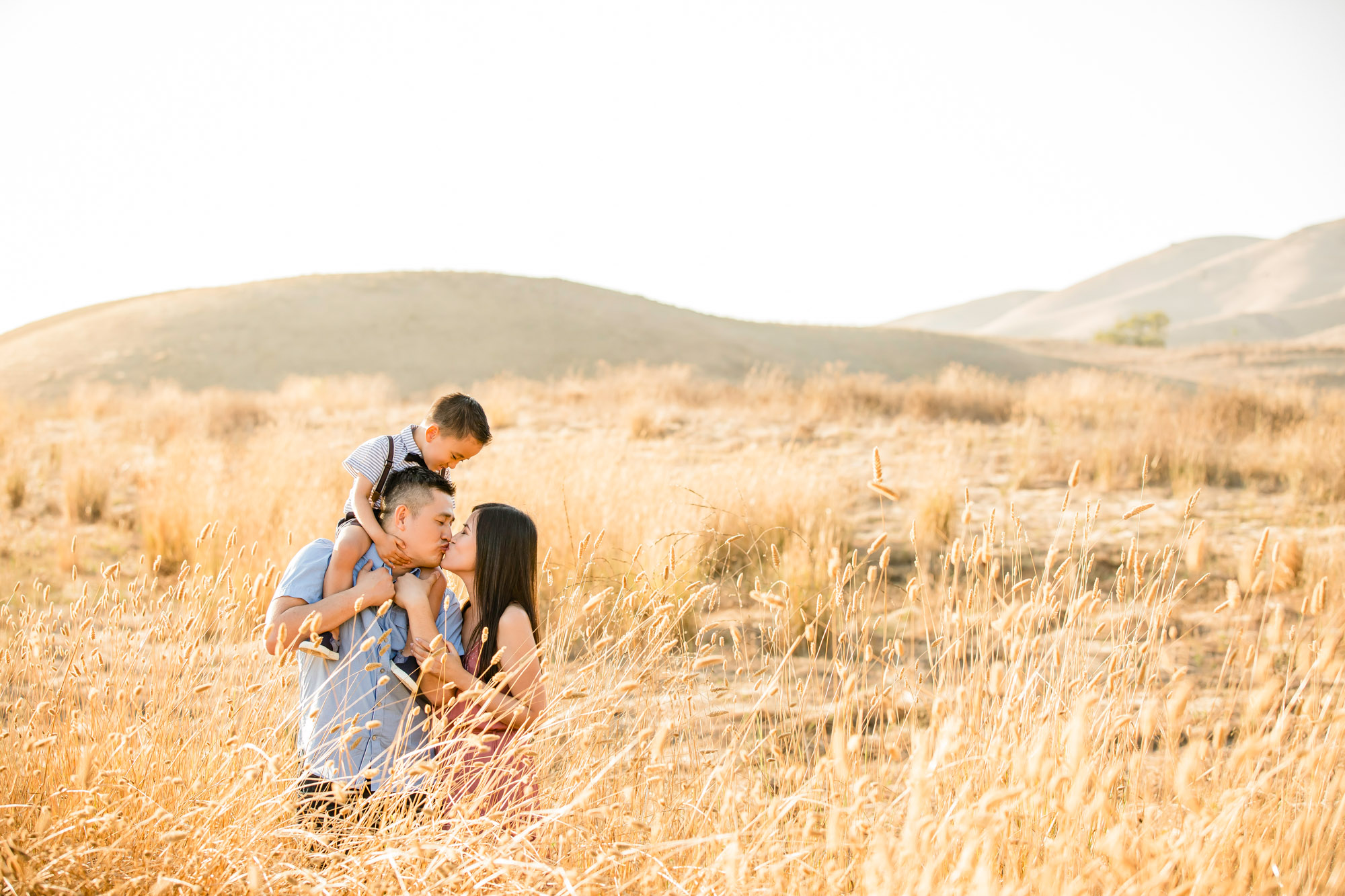 San Francisco Bay Area Family of Three by Seattle Family Photographer James Thomas Long Photography