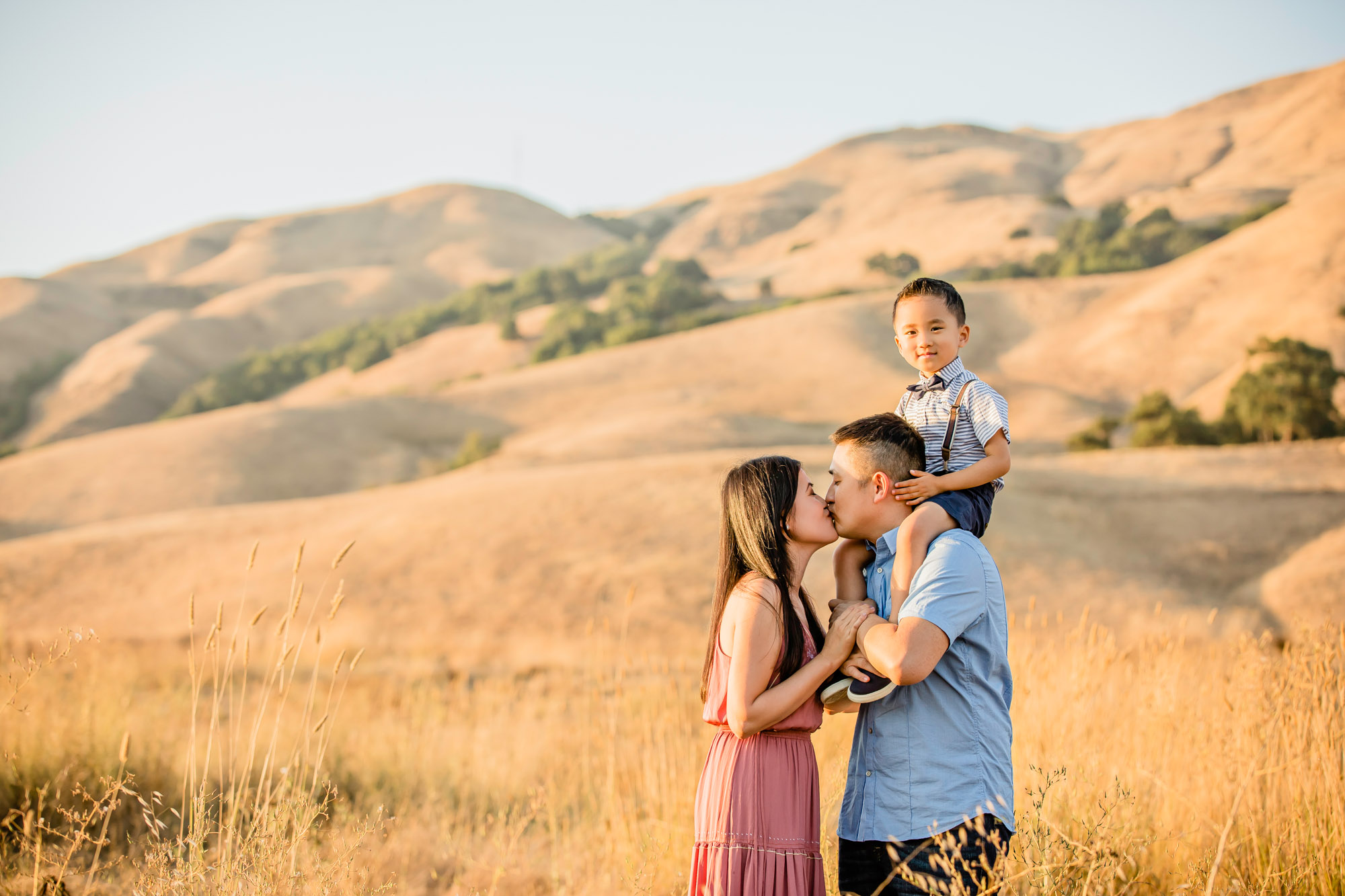 San Francisco Bay Area Family of Three by Seattle Family Photographer James Thomas Long Photography