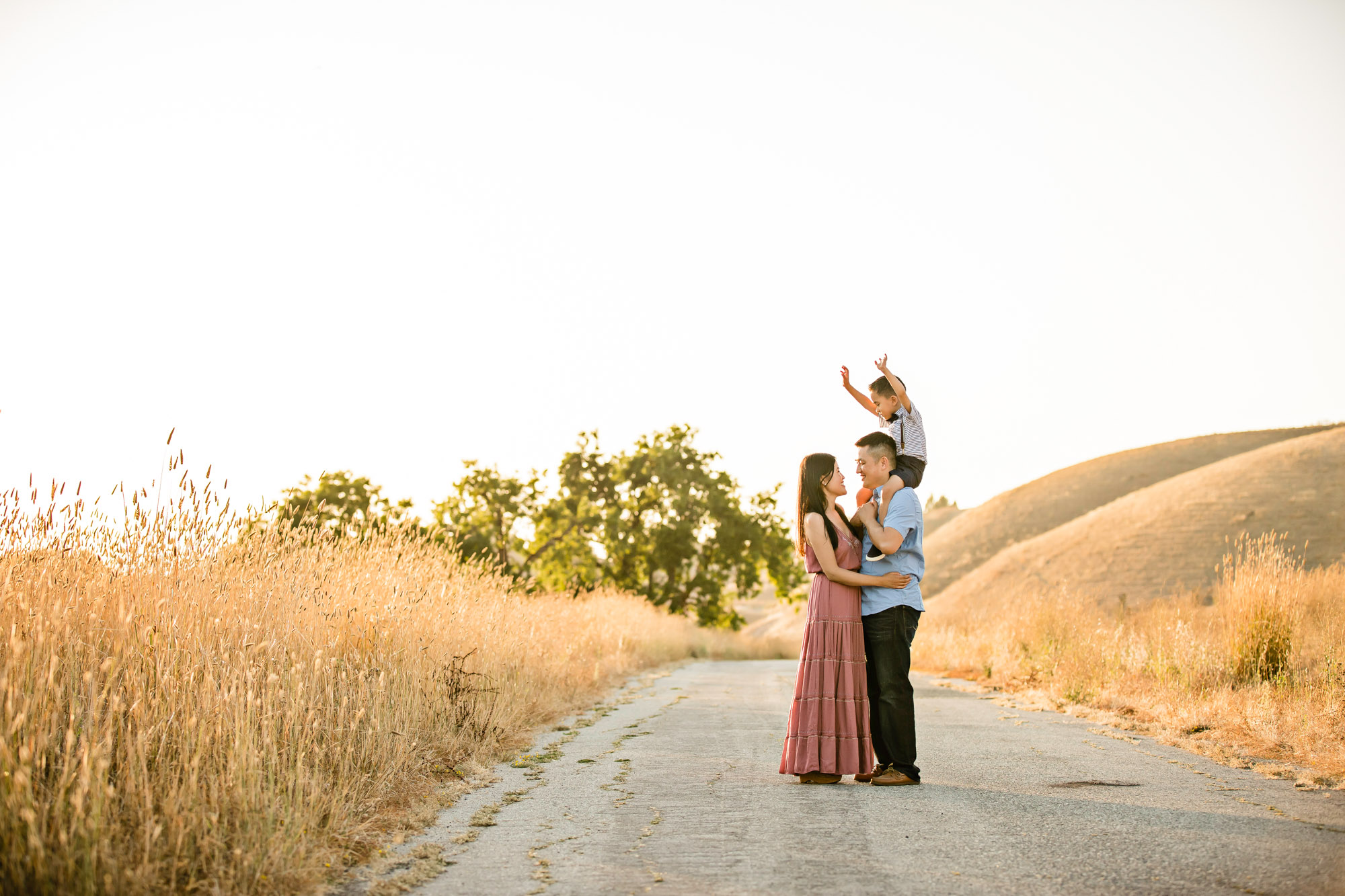 San Francisco Bay Area Family of Three by Seattle Family Photographer James Thomas Long Photography